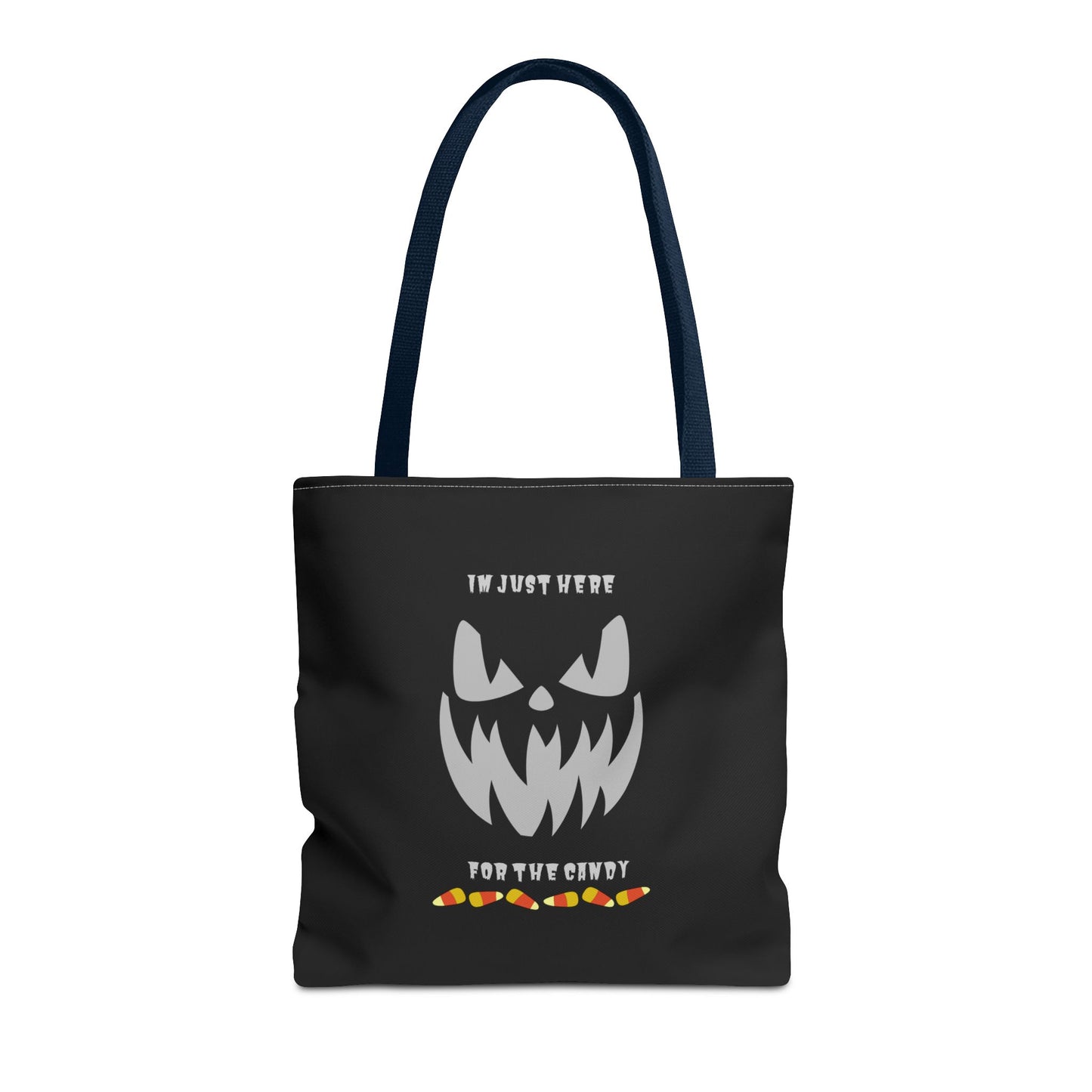 Halloween Candy Corn Scary Face Gift Spooky Season Trick or Treating Fall Candy Bag Reusable Lunch Bag