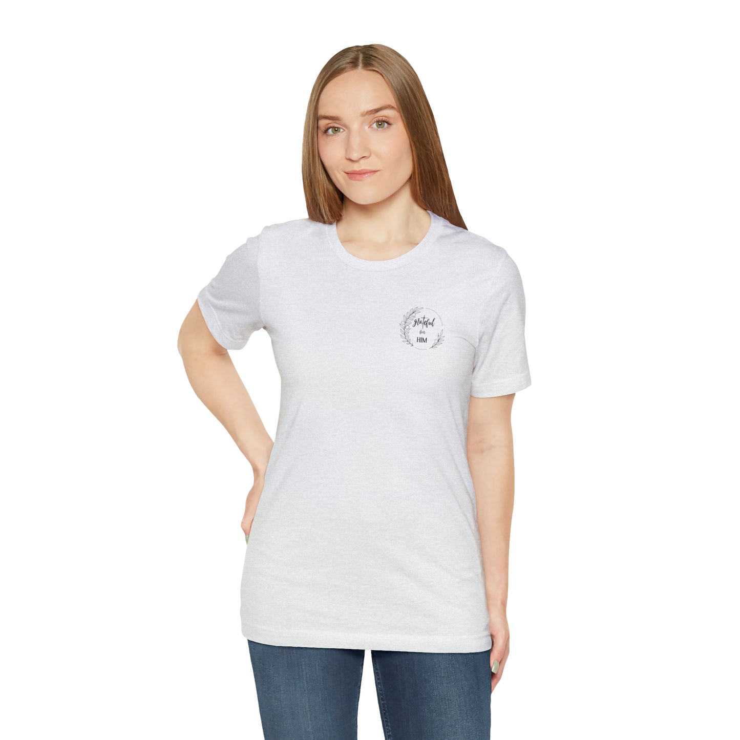 Unisex GraTeful for HIM T-Shirt, Shirt With Discreet Cross to Carry Blessings