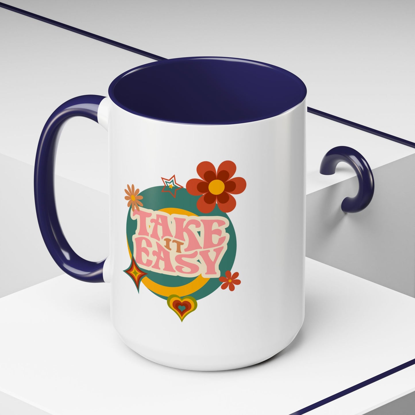 11oz/15oz Retro Vibes Take It Easy Coffee Mug