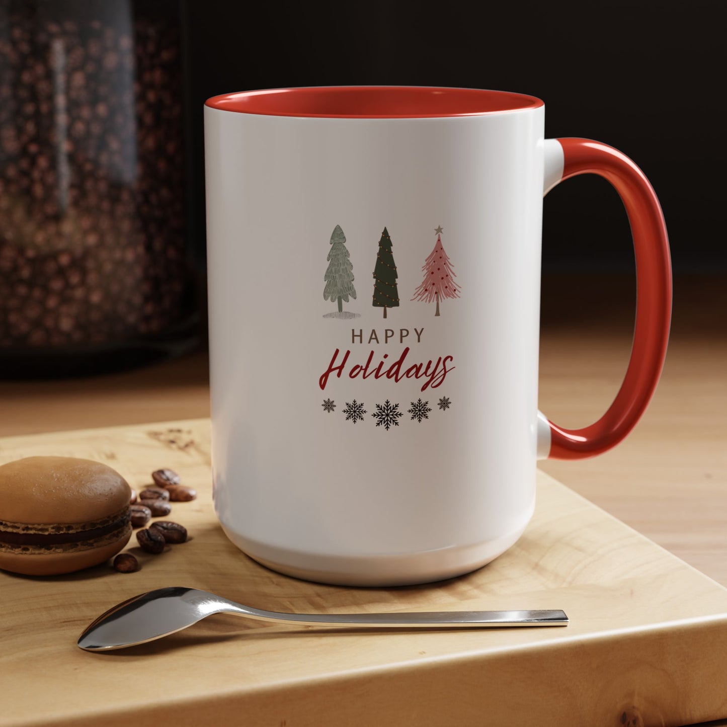 11oz/15oz Happy Holidays Seasons Greetings Fall Coffee Mug