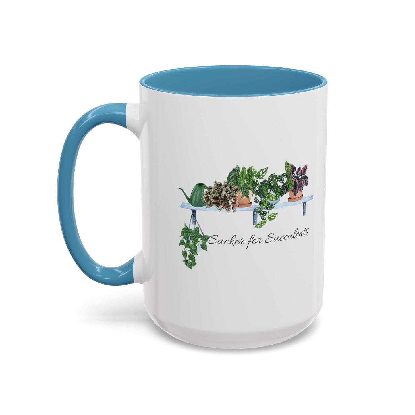 11oz/15oz Garden Themed Coffee Mug Sucker for Succulents