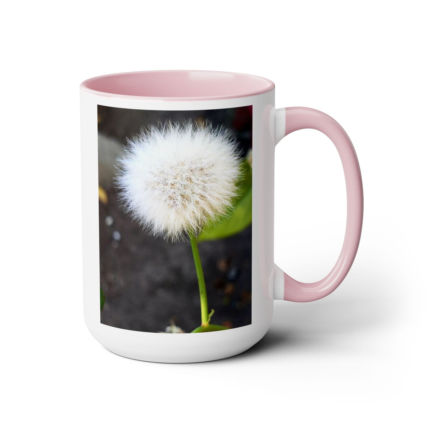 15oz Garden Themed Dandelion Flower Coffee Mug