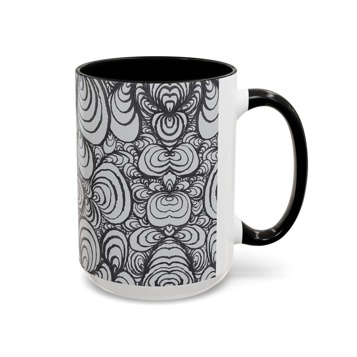 11oz/15oz Original Line Art Mug - Puzzle Panels 1