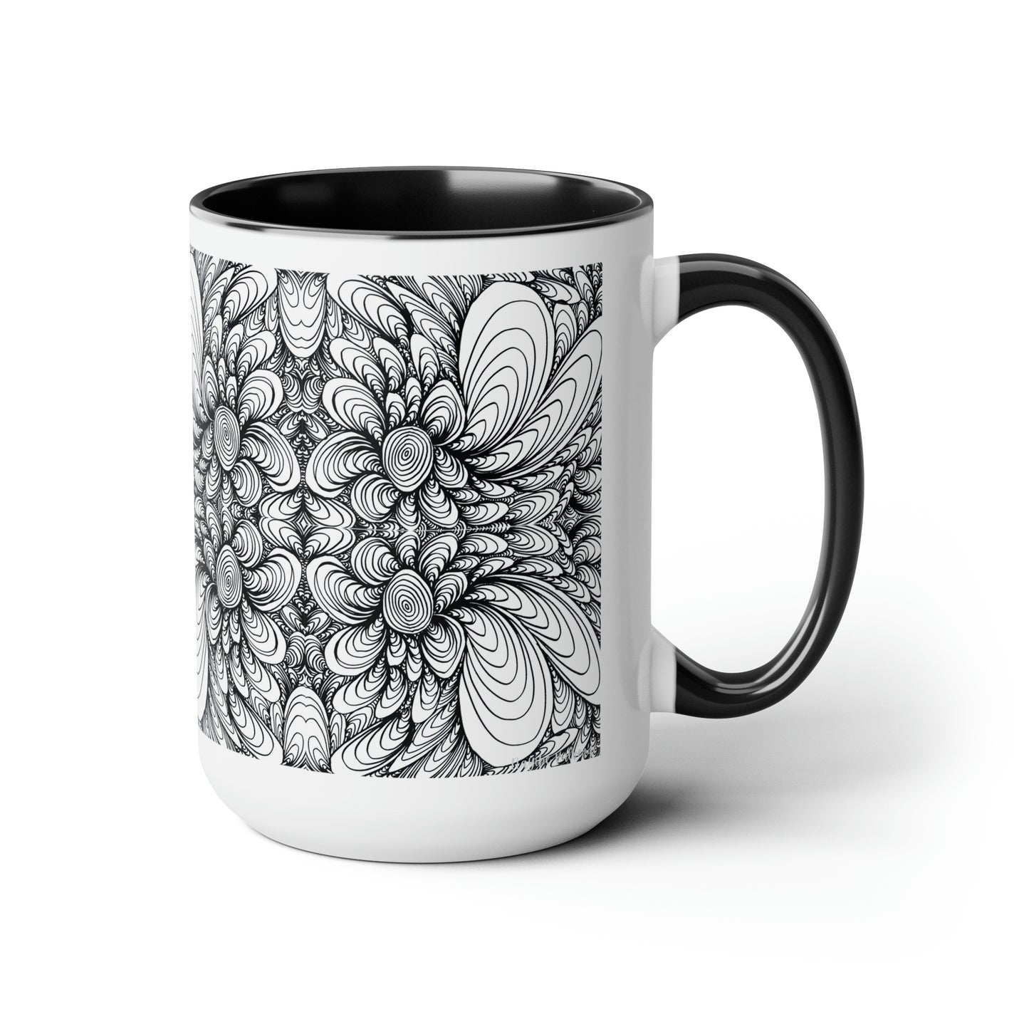 15oz Original Art  Mug - Blooms