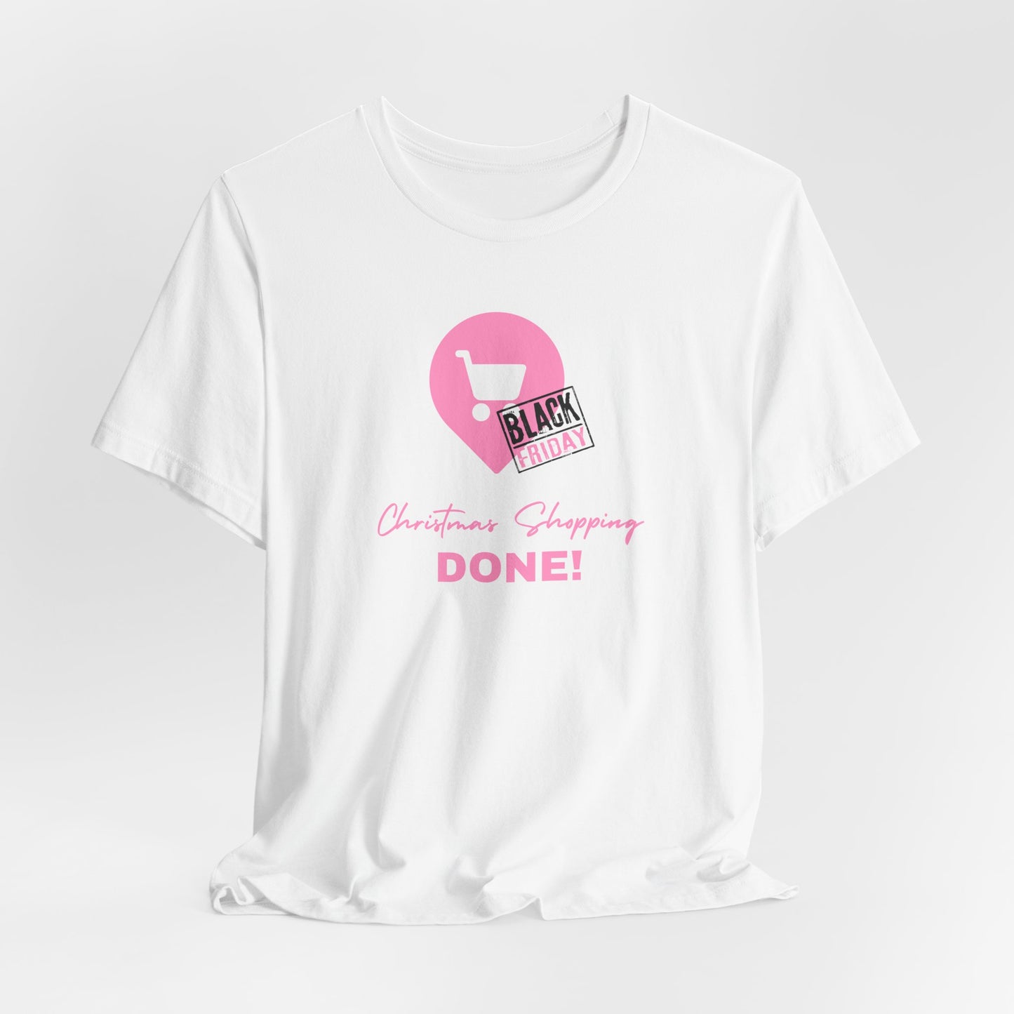 Unisex Jersey Short Sleeve Black Friday Christmas Shopping T-Shirt
