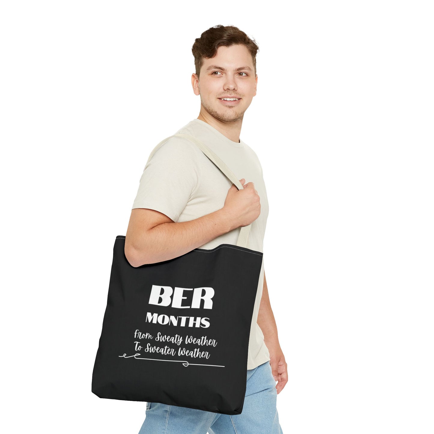 Unisex BER Months Tote Bag Autumn September October November December Tote Bag Favorite Months Tote Bag