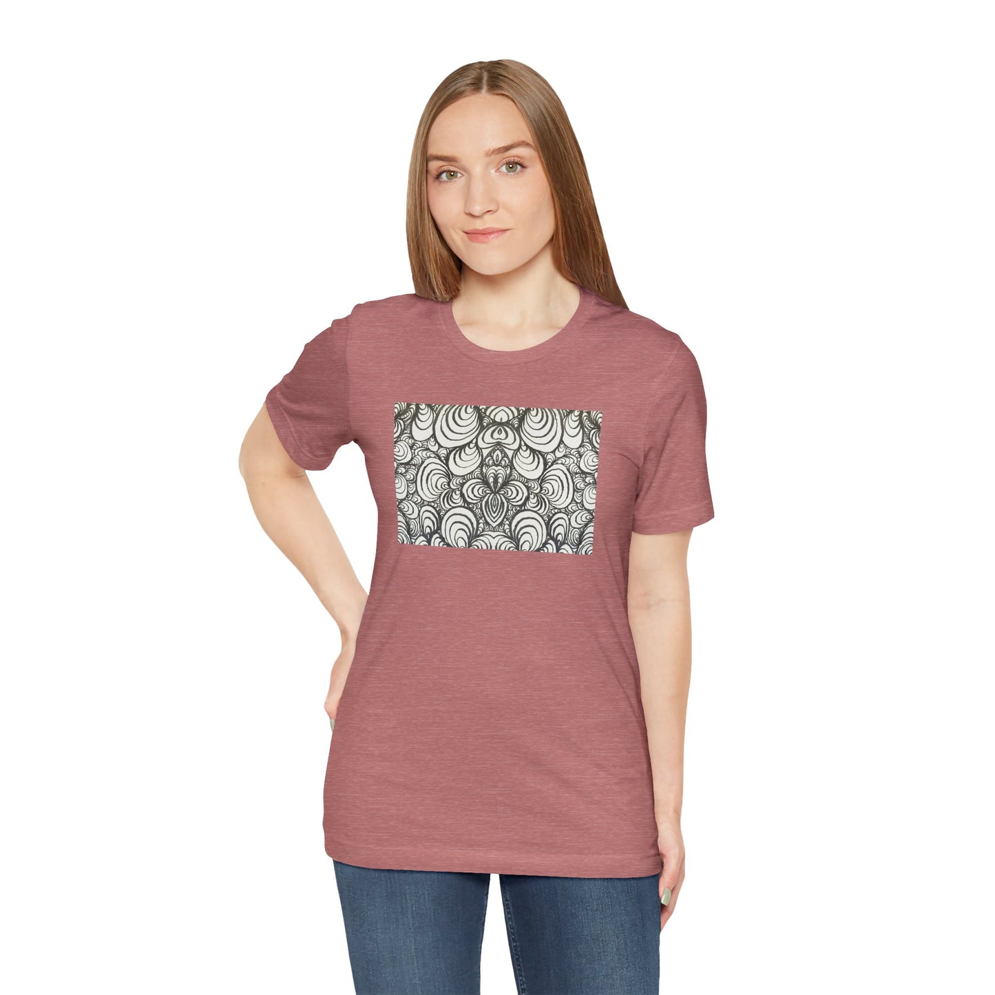 Unisex Original Line Art T-Shirt - Puzzle Panels 1