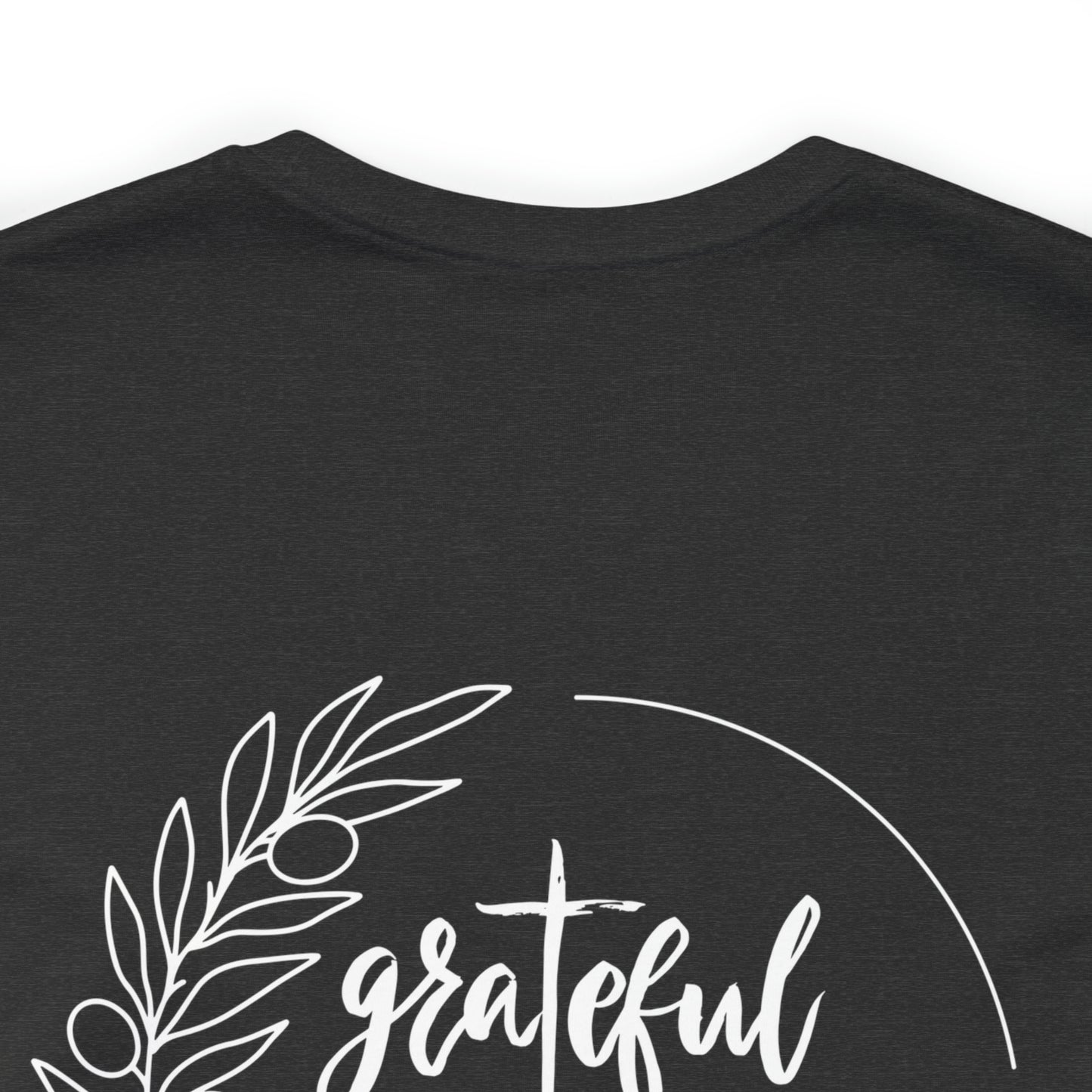 Unisex GraTeful for HIM T-Shirt, Shirt With Discreet Cross to Carry Blessings