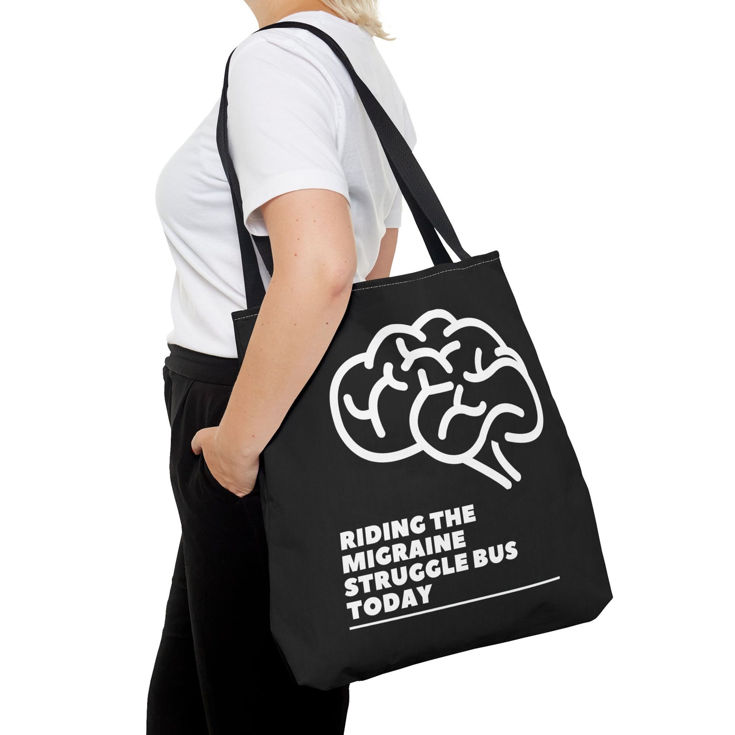 Unisex Migraine Day Invisible Illness Warrior Tote Bag