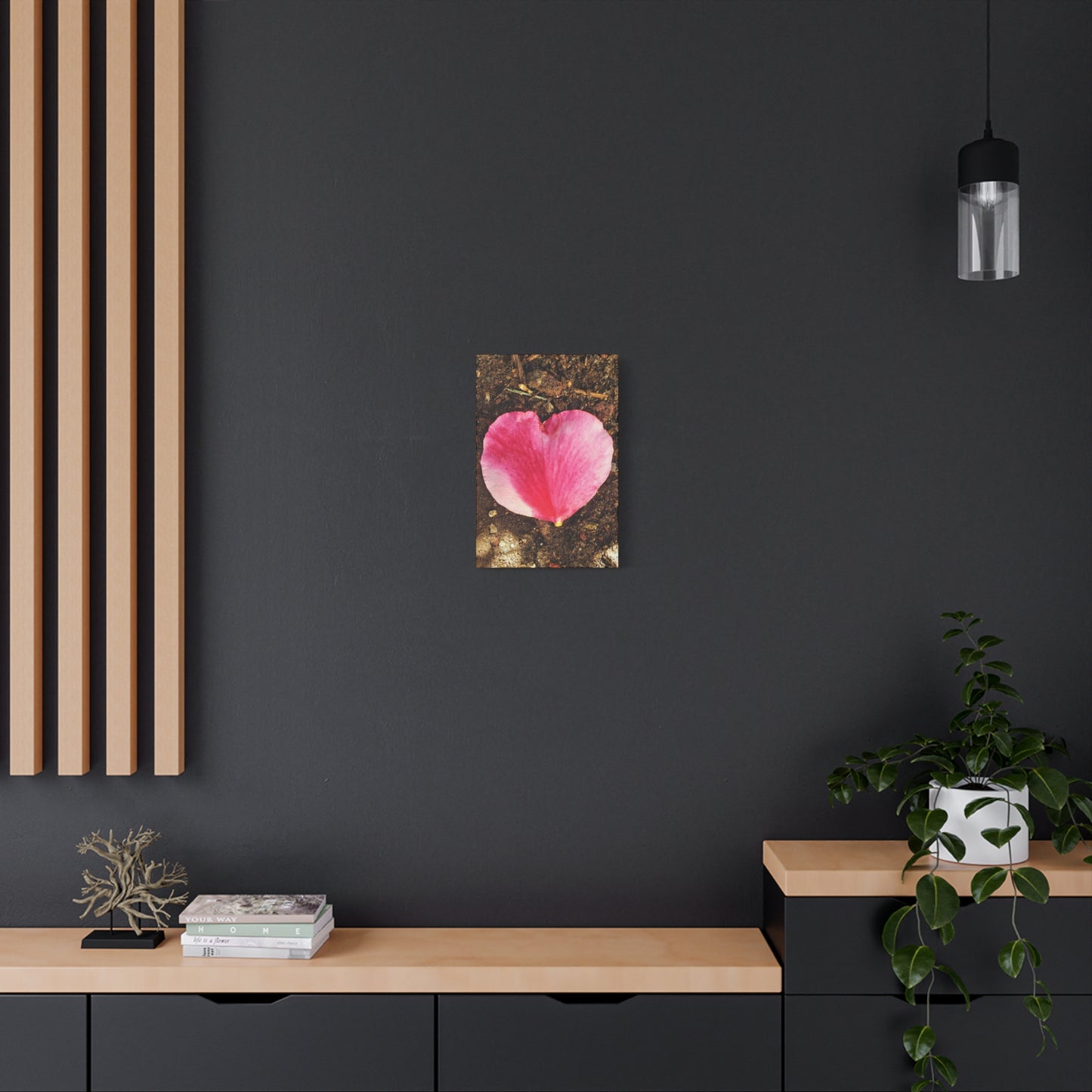 Canvas Gallery Wrap - Double Delight Rose Petal