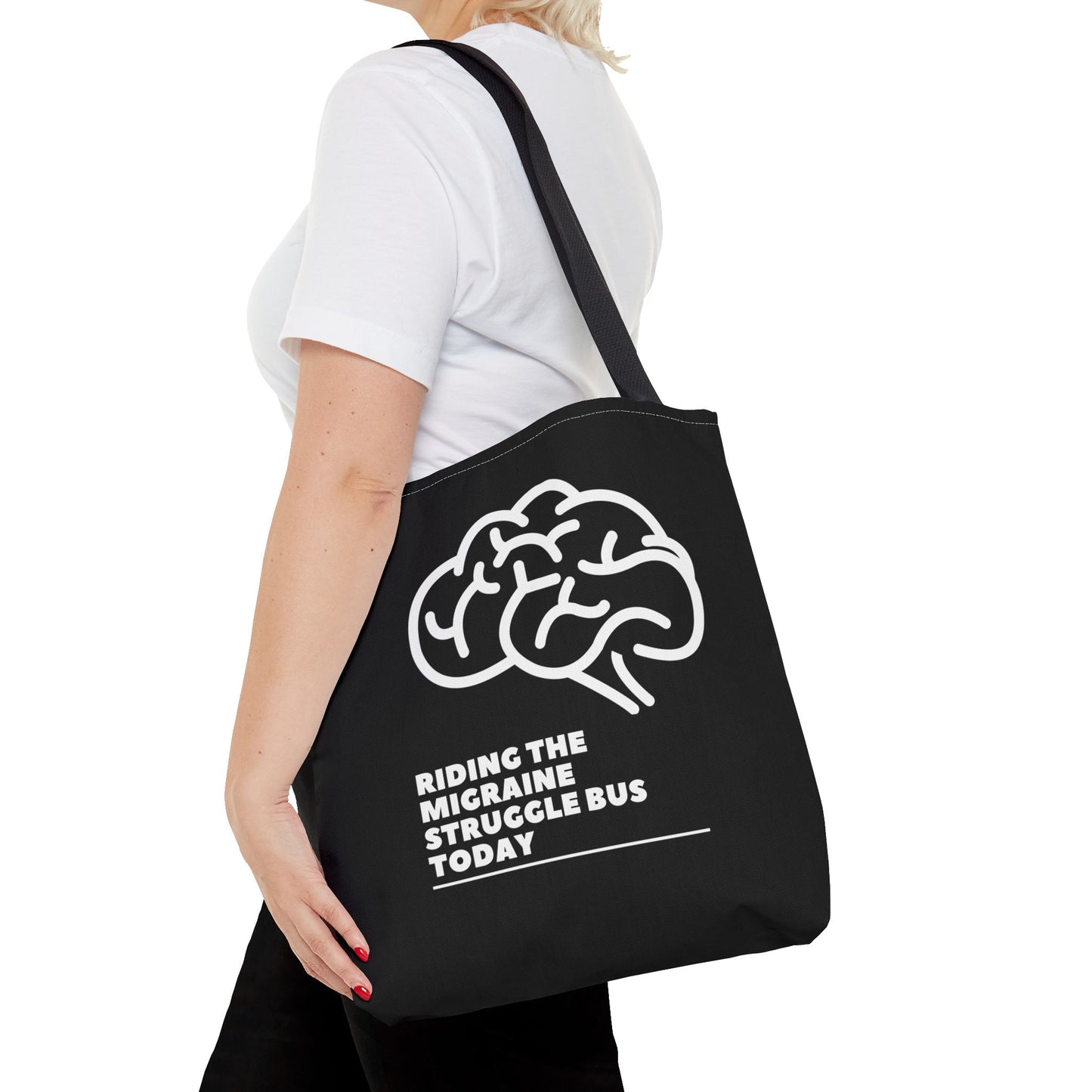 Unisex Migraine Day Invisible Illness Warrior Tote Bag