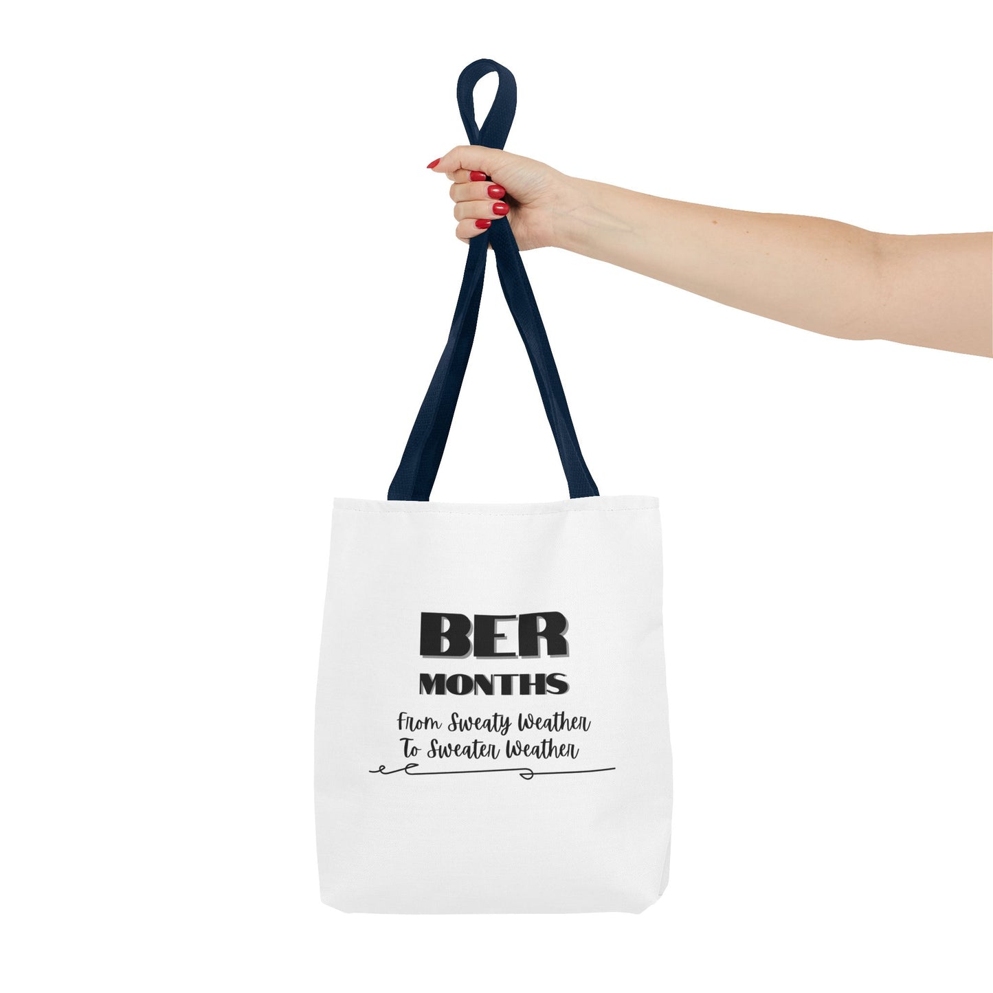 Unisex BER Months Tote Bag Autumn Fall September October November December Tote Bag Favorite Months Tote Bag