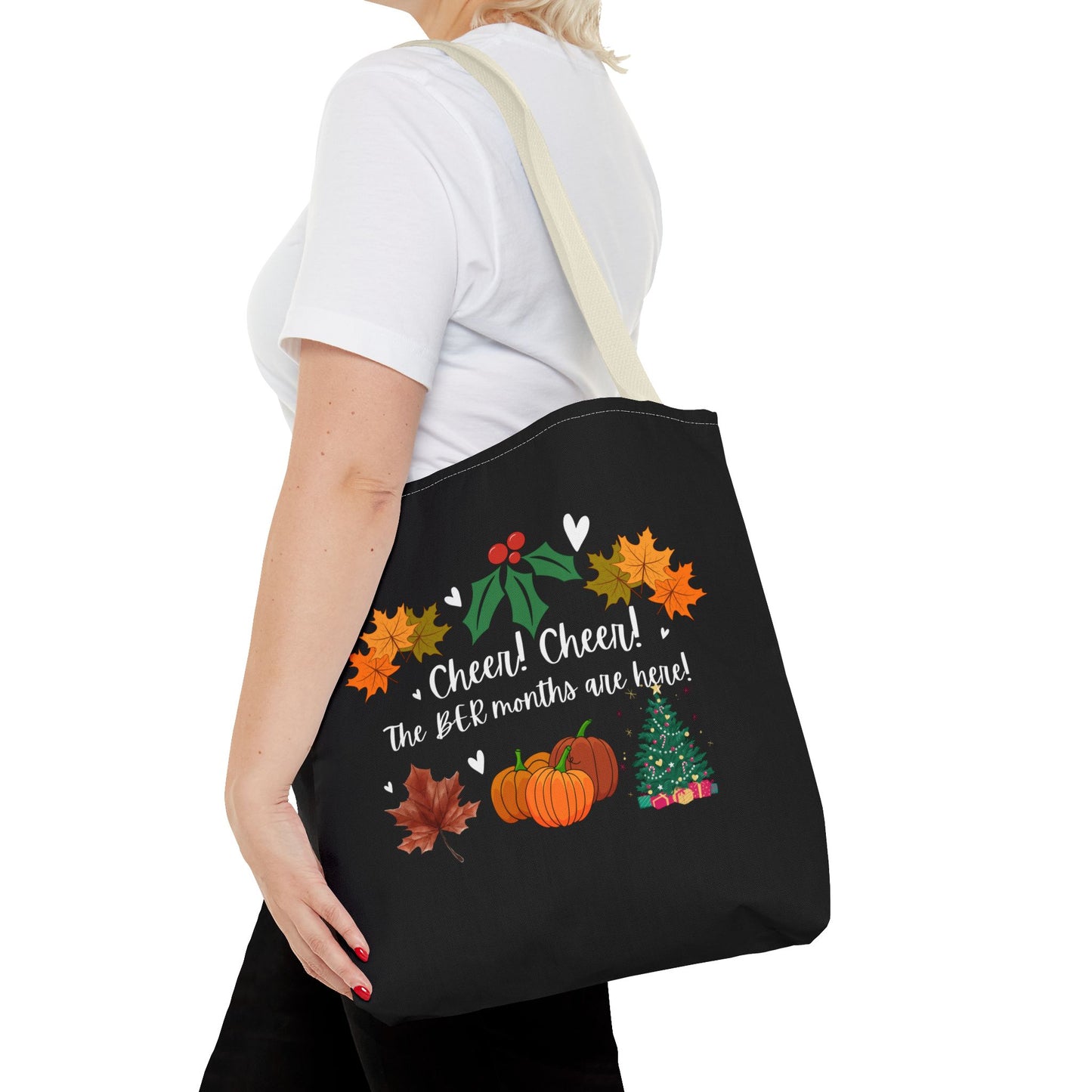 Unisex BER Months Tote Bag Autumn Tote Fall Tote Bag September Tote October Tote Bag November Bag December Tote Bag Favorite Months Tote Bag