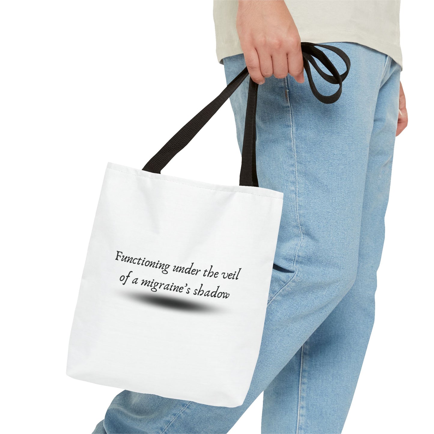 Unisex Migraine Day Invisible Illness Warrior Tote Bag