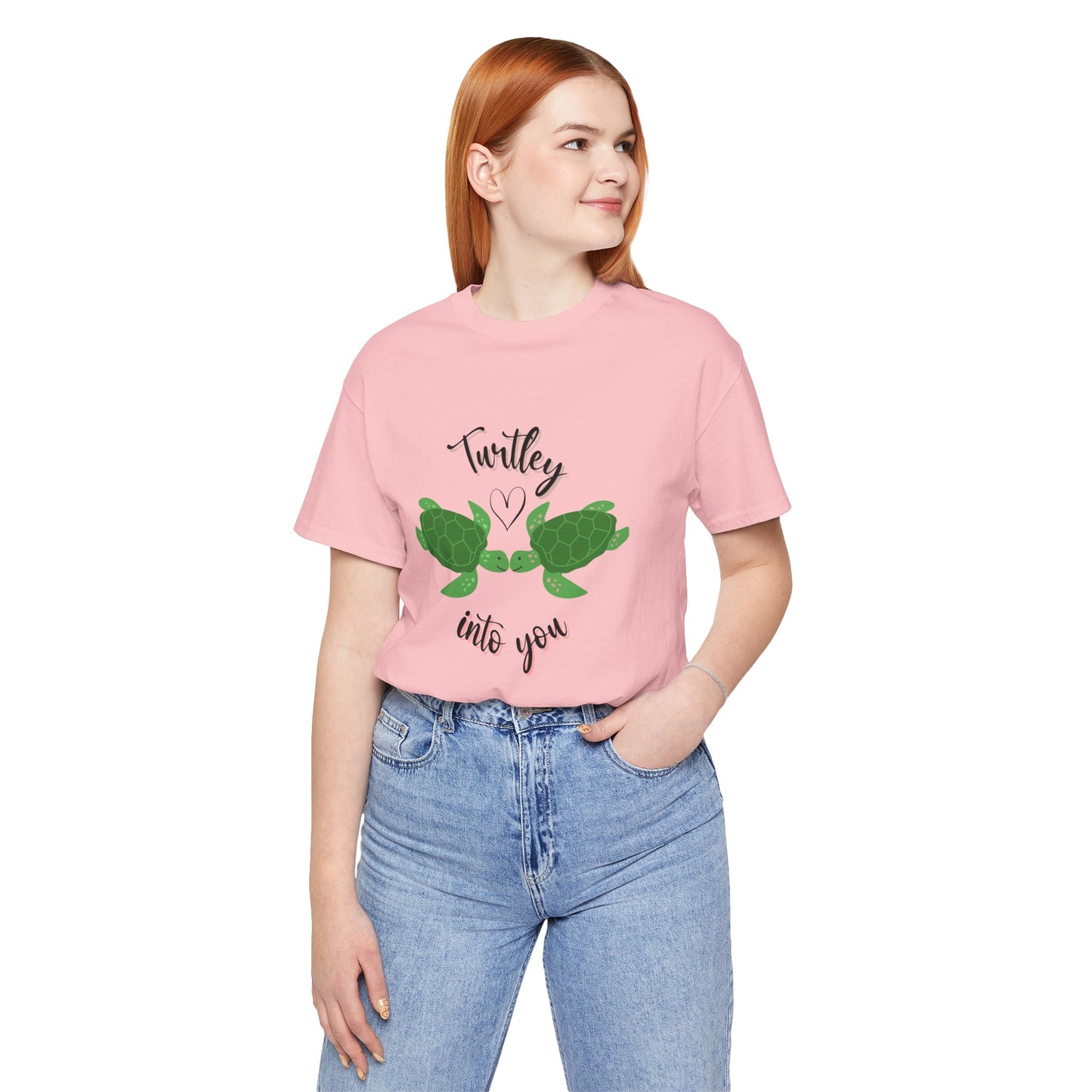 Unisex Cute Turtle Lover Turtley Into You T-Shirt