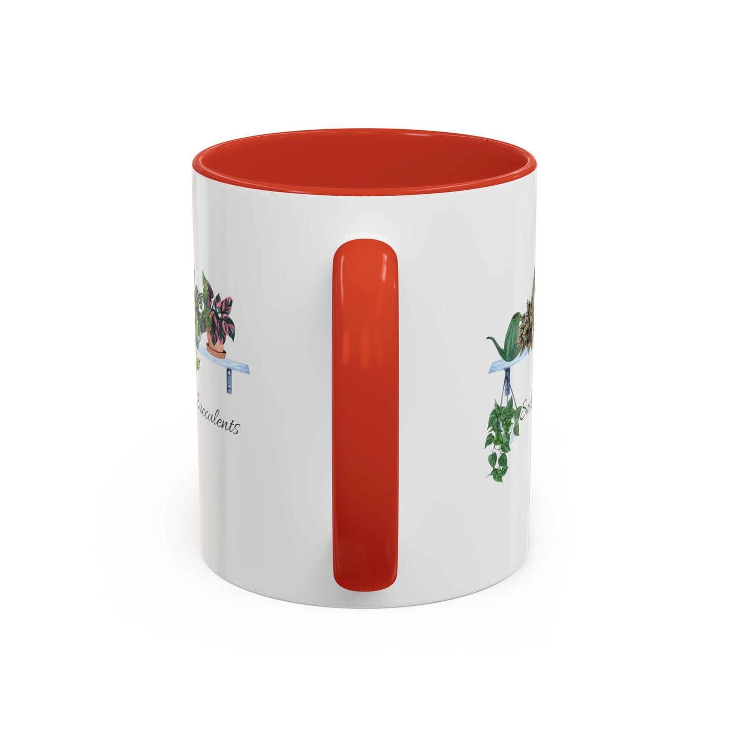 11oz/15oz Garden Themed Coffee Mug Sucker for Succulents