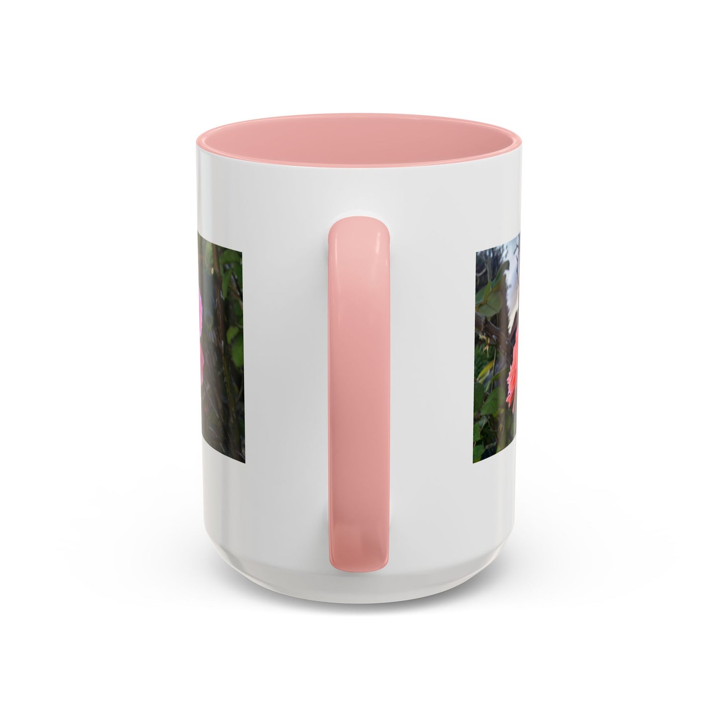 11oz/15oz Garden Themed Double Delight Rose Coffee Mug