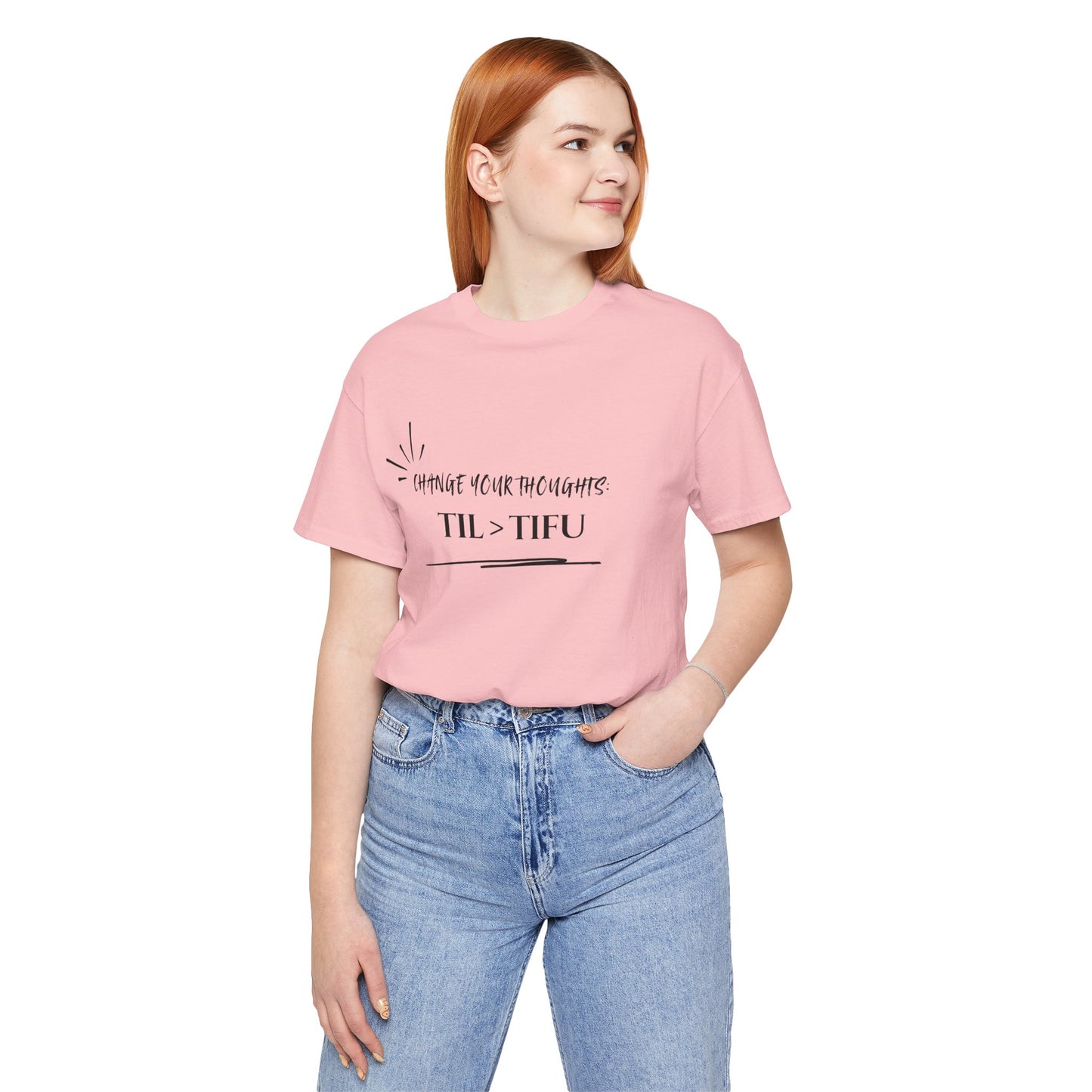 Unisex Self Love Positive Self Talk and Thoughts Mental Health Awareness and Positivity T-Shirt TIL>TIFU