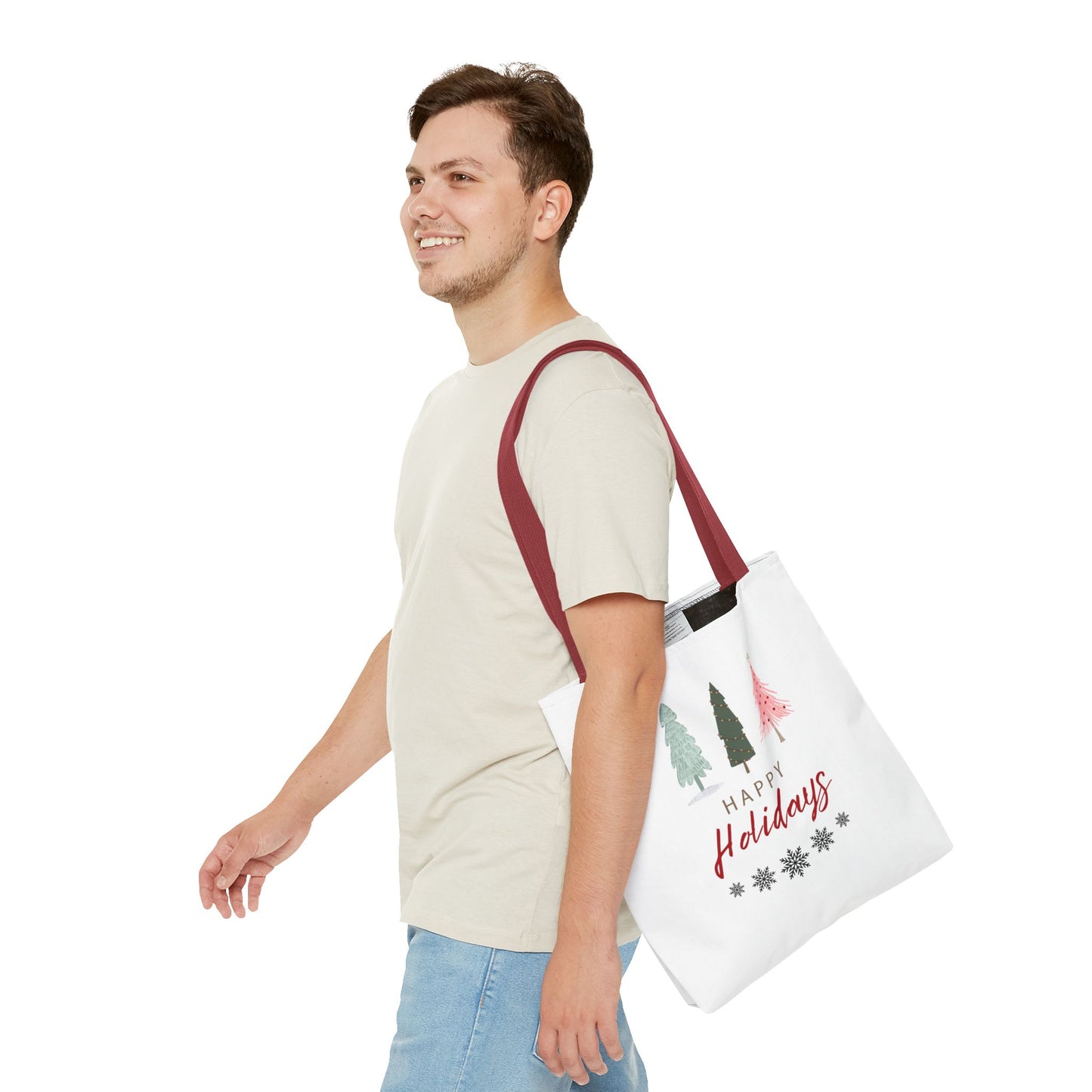 Unisex Happy Holidays Seasons Greetings Fall Tote Bag