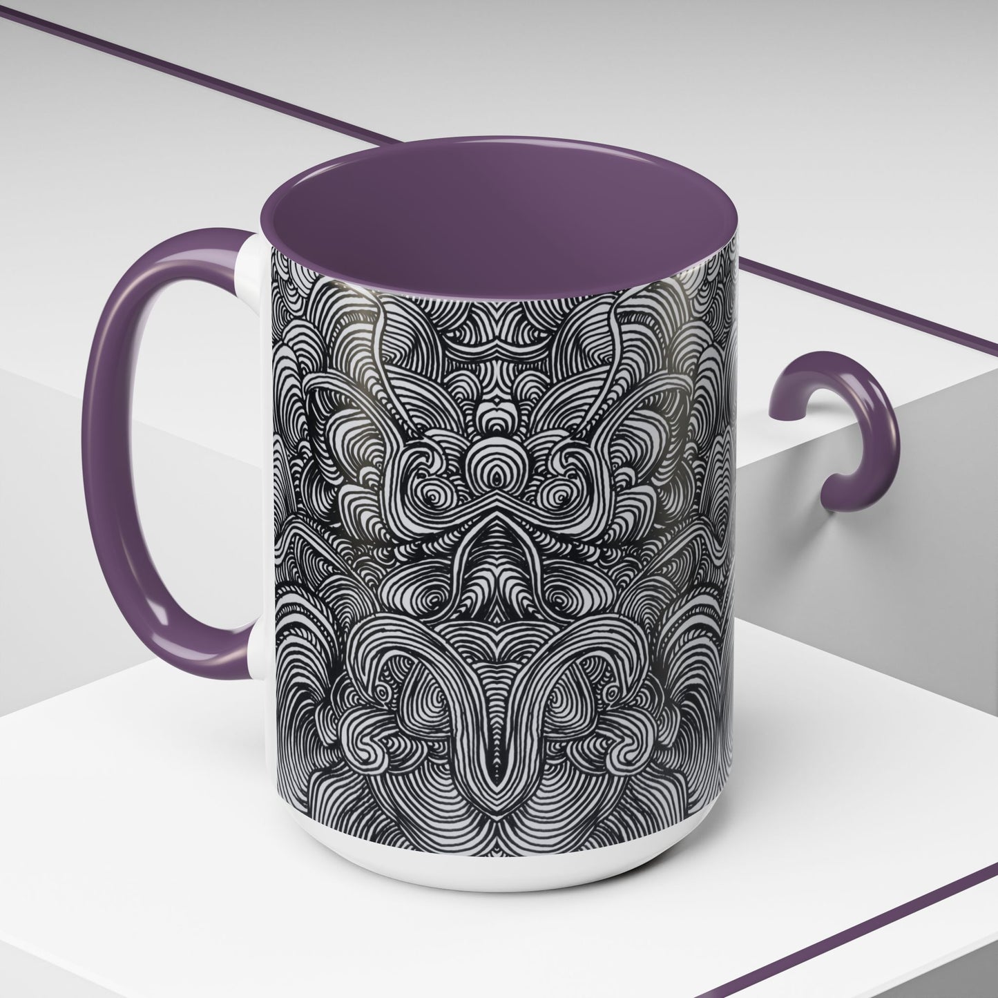 11oz/15oz Original Line Art Coffee Mug - Liquid