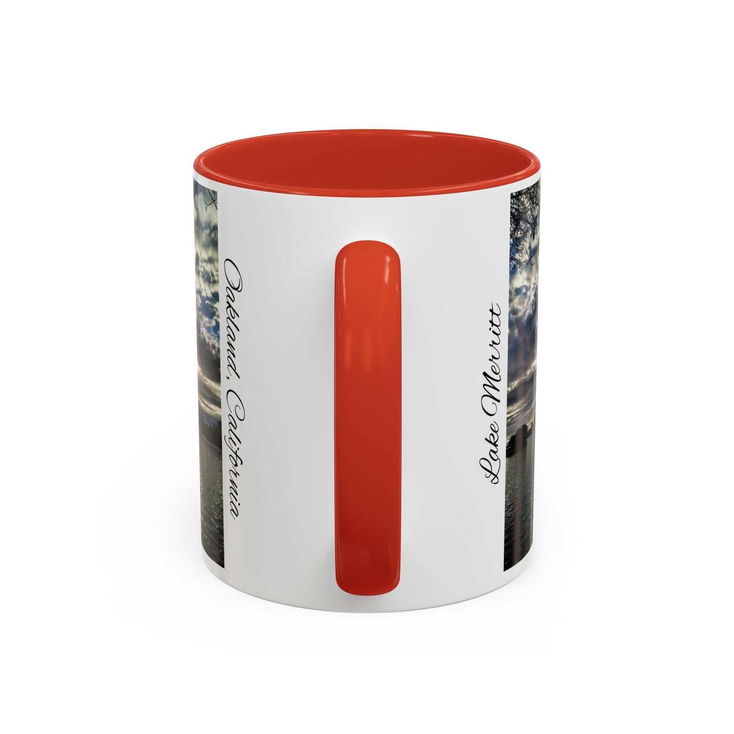 11oz/15oz Two Tone Lake Merritt, Oakland California San Francisco Bay Area Keepsake Coffee Mug