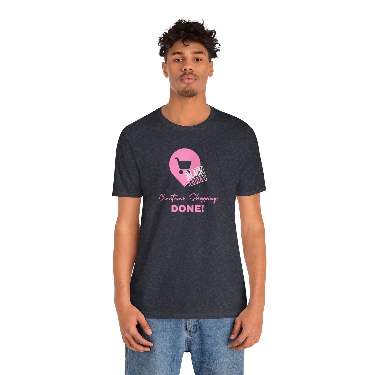 Unisex Jersey Short Sleeve Black Friday Christmas Shopping T-Shirt