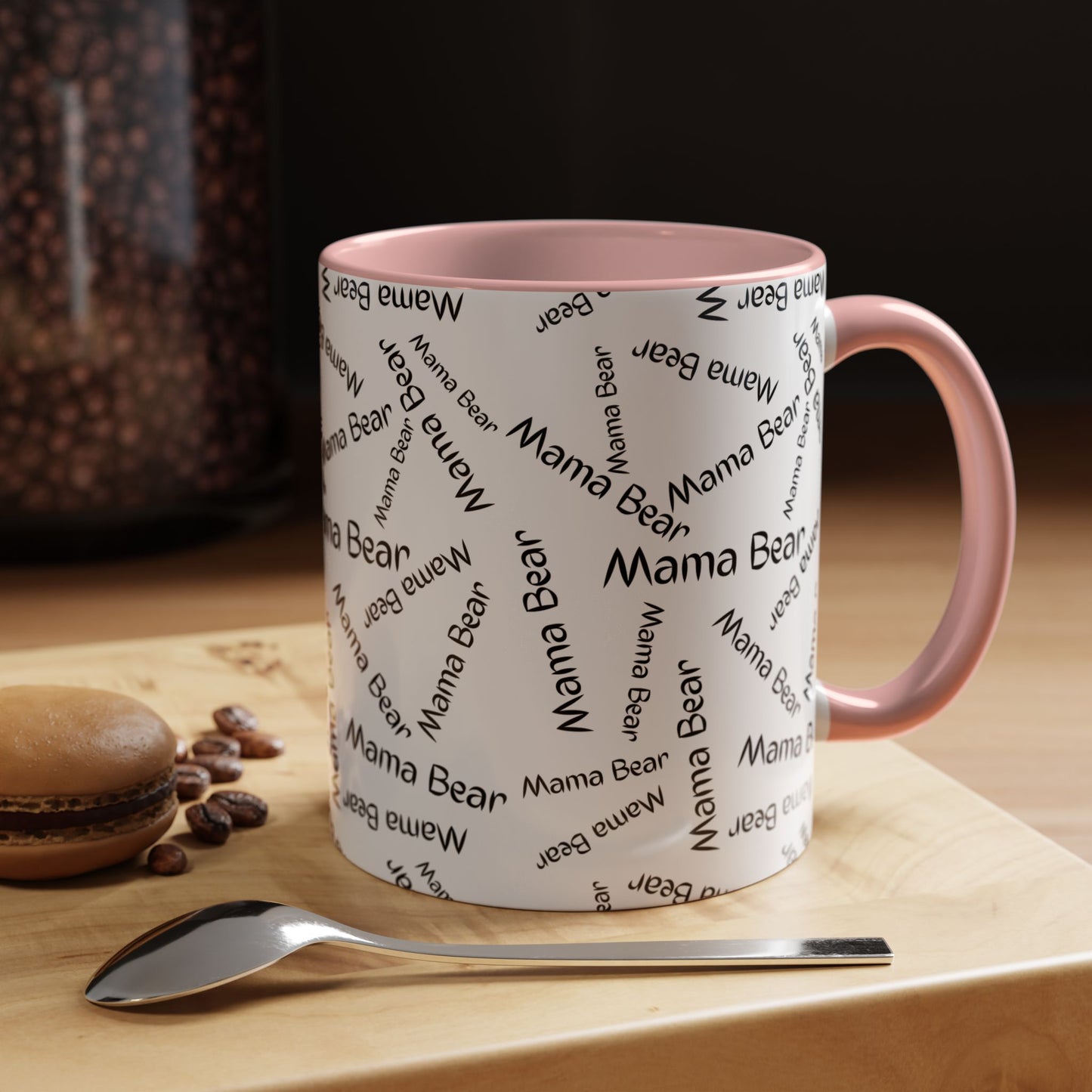11oz /15oz Mama Bear Word Scramble Coffee Mug