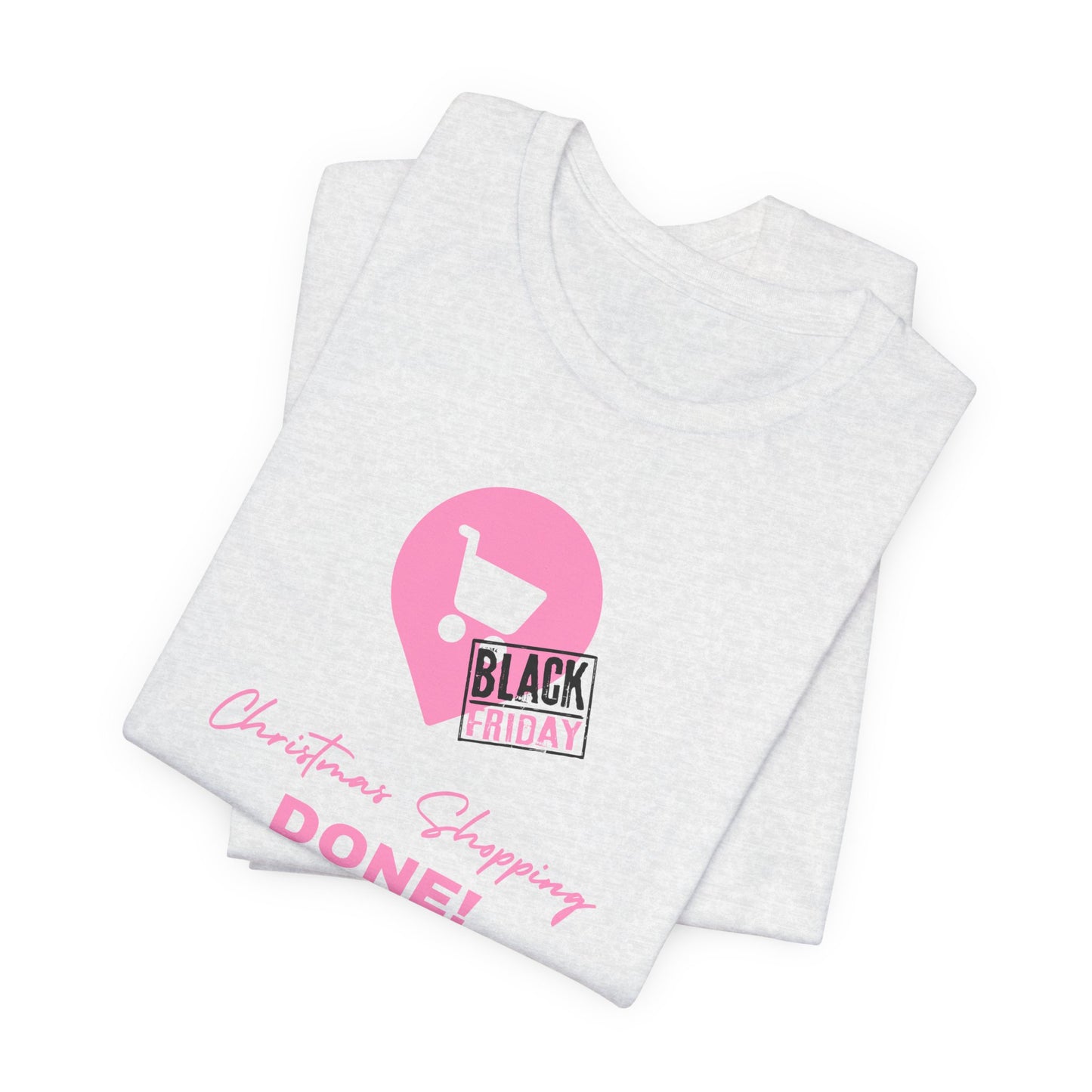 Unisex Jersey Short Sleeve Black Friday Christmas Shopping T-Shirt