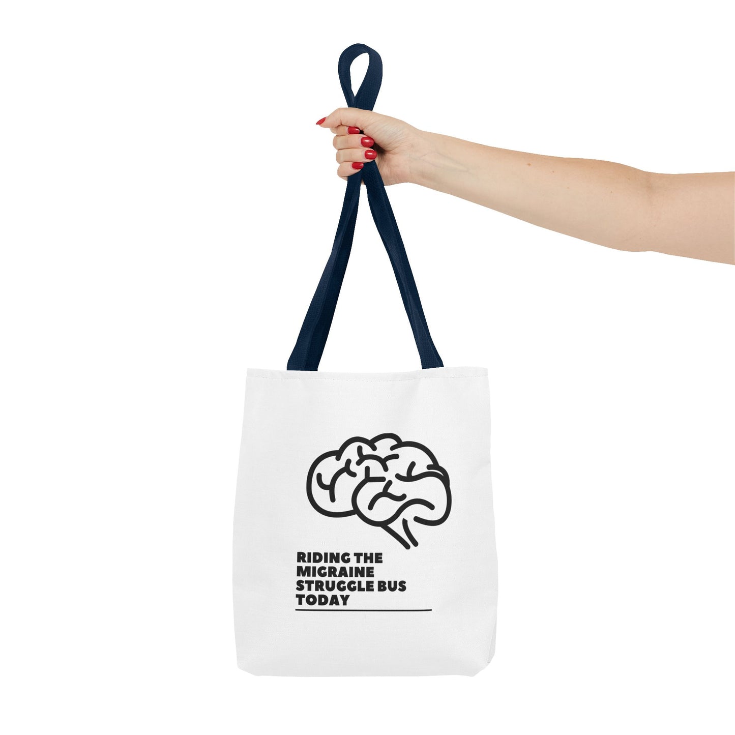 Unisex Migraine Day Invisible Illness Warrior Tote Bag