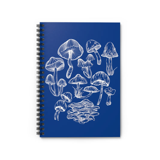 Mushroom Lover Fungi Print Toadstool Spiral Notebook