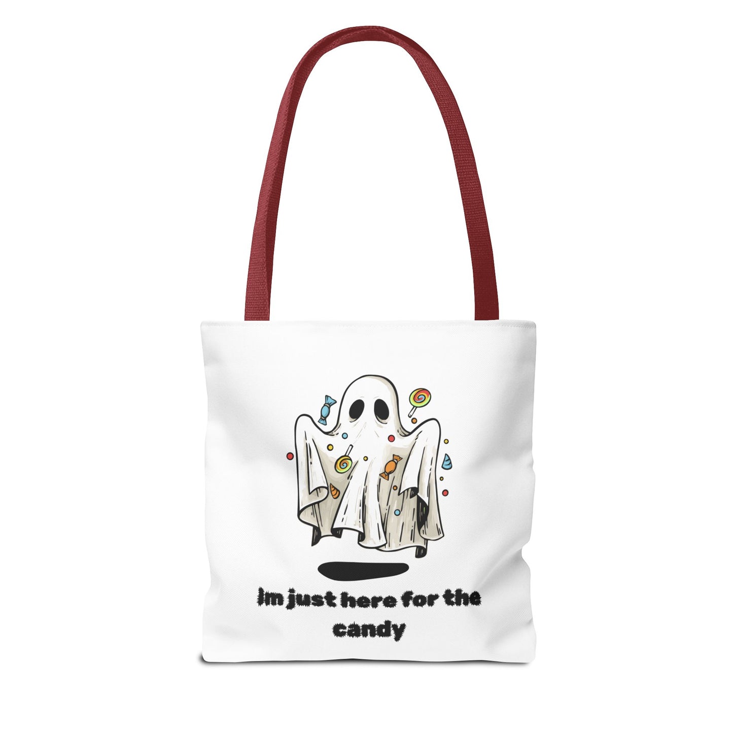 Cute Ghost Halloween Lover Spooky Season Trick or Treating Candy Bag Fall Themed Reusable Lunch Bag