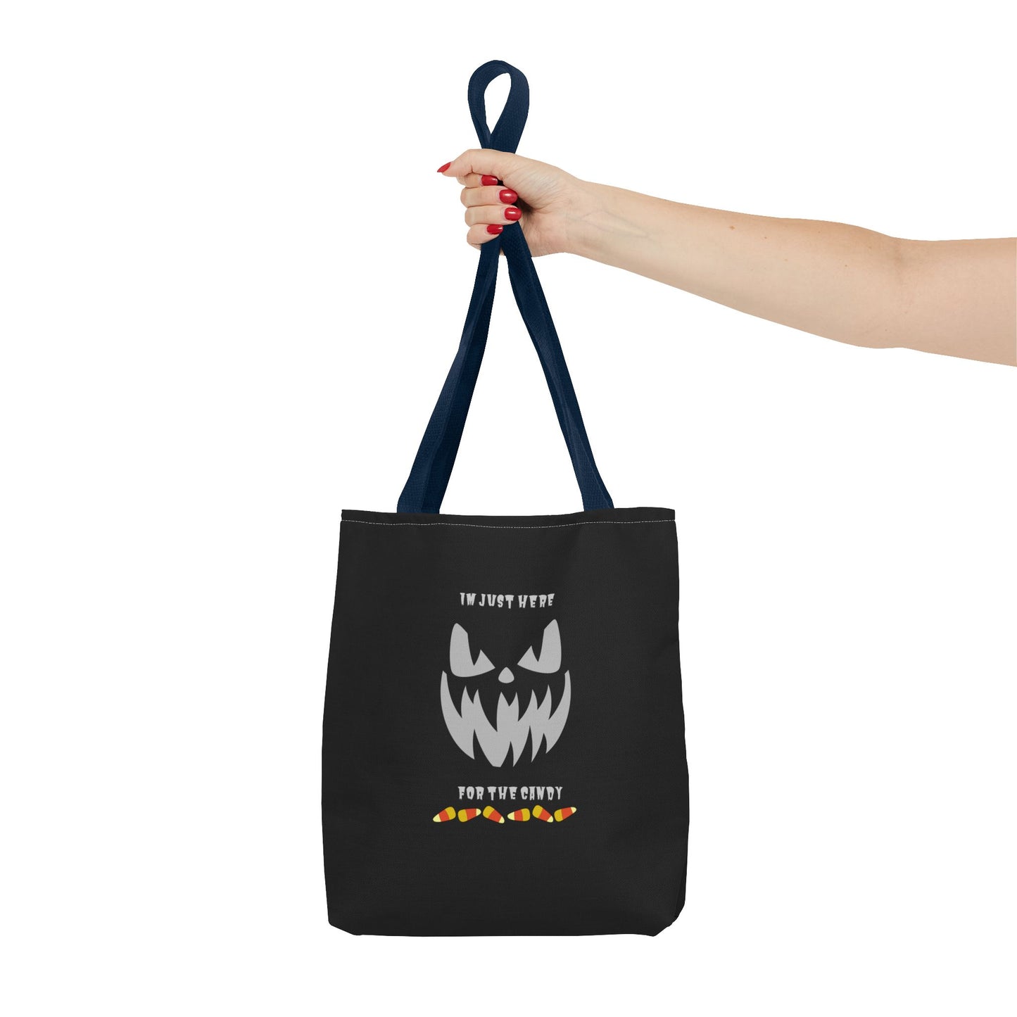 Halloween Candy Corn Scary Face Gift Spooky Season Trick or Treating Fall Candy Bag Reusable Lunch Bag