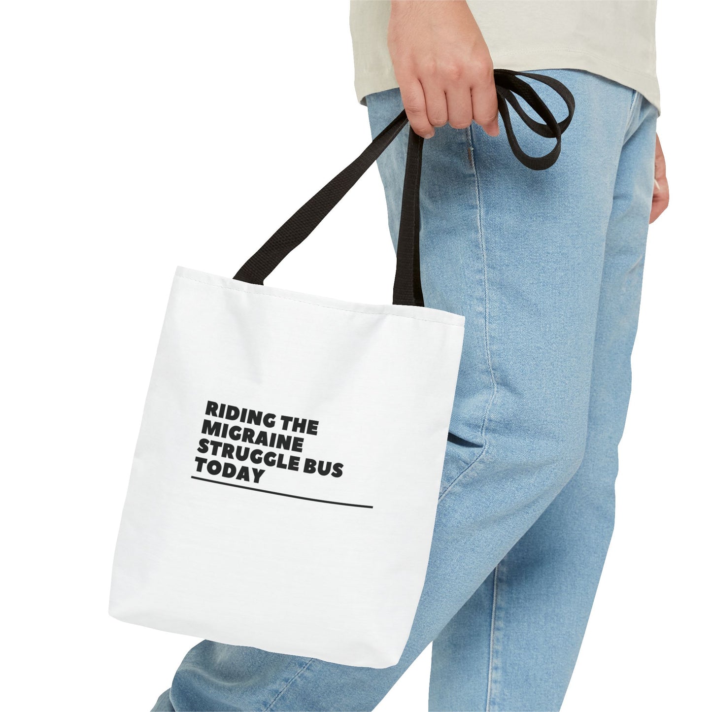 Unisex Migraine Day Invisible Illness Warrior Tote Bag