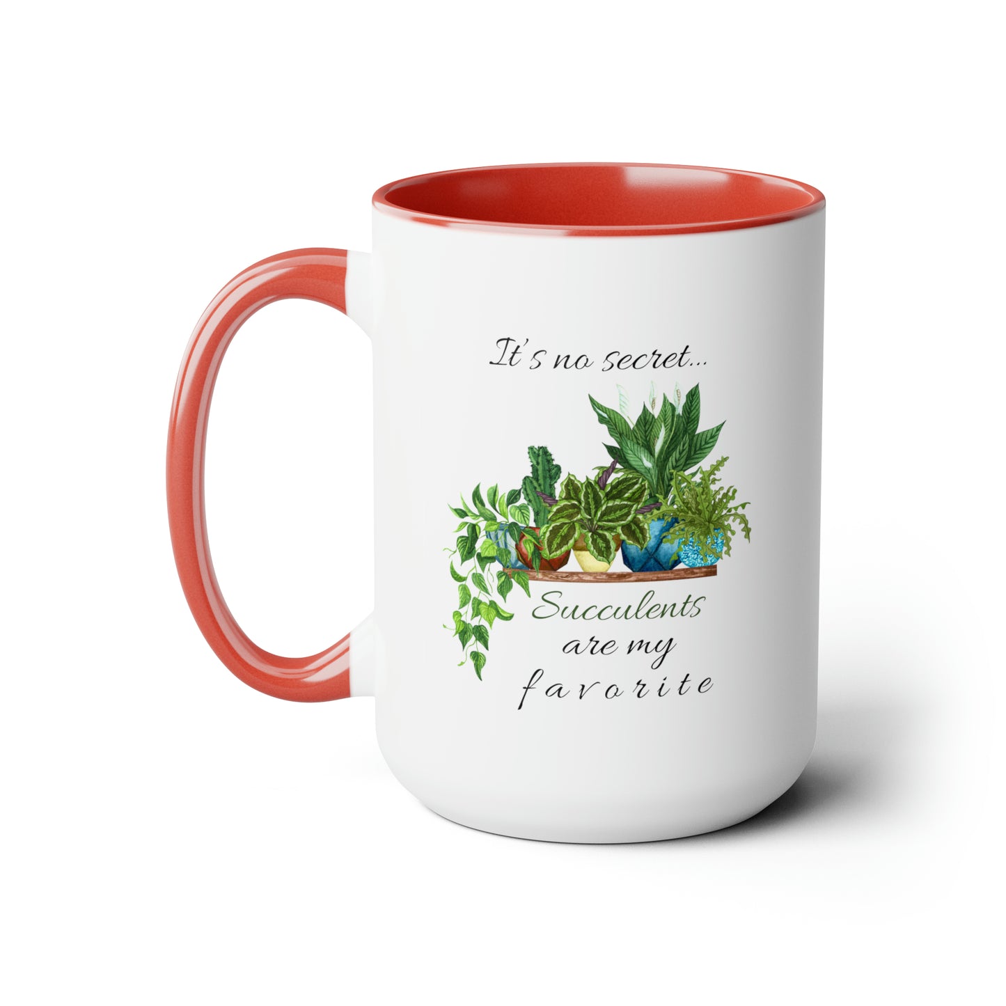 15oz Garden Themed Coffee Mug - Succulents Are My Favorite