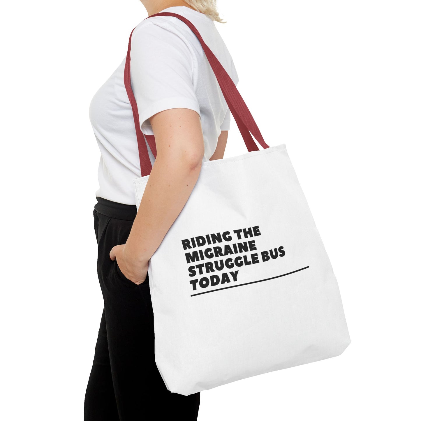 Unisex Migraine Day Invisible Illness Warrior Tote Bag