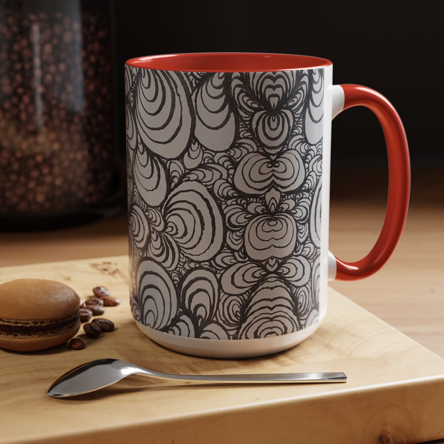 11oz/15oz Original Line Art Mug - Puzzle Panels 1