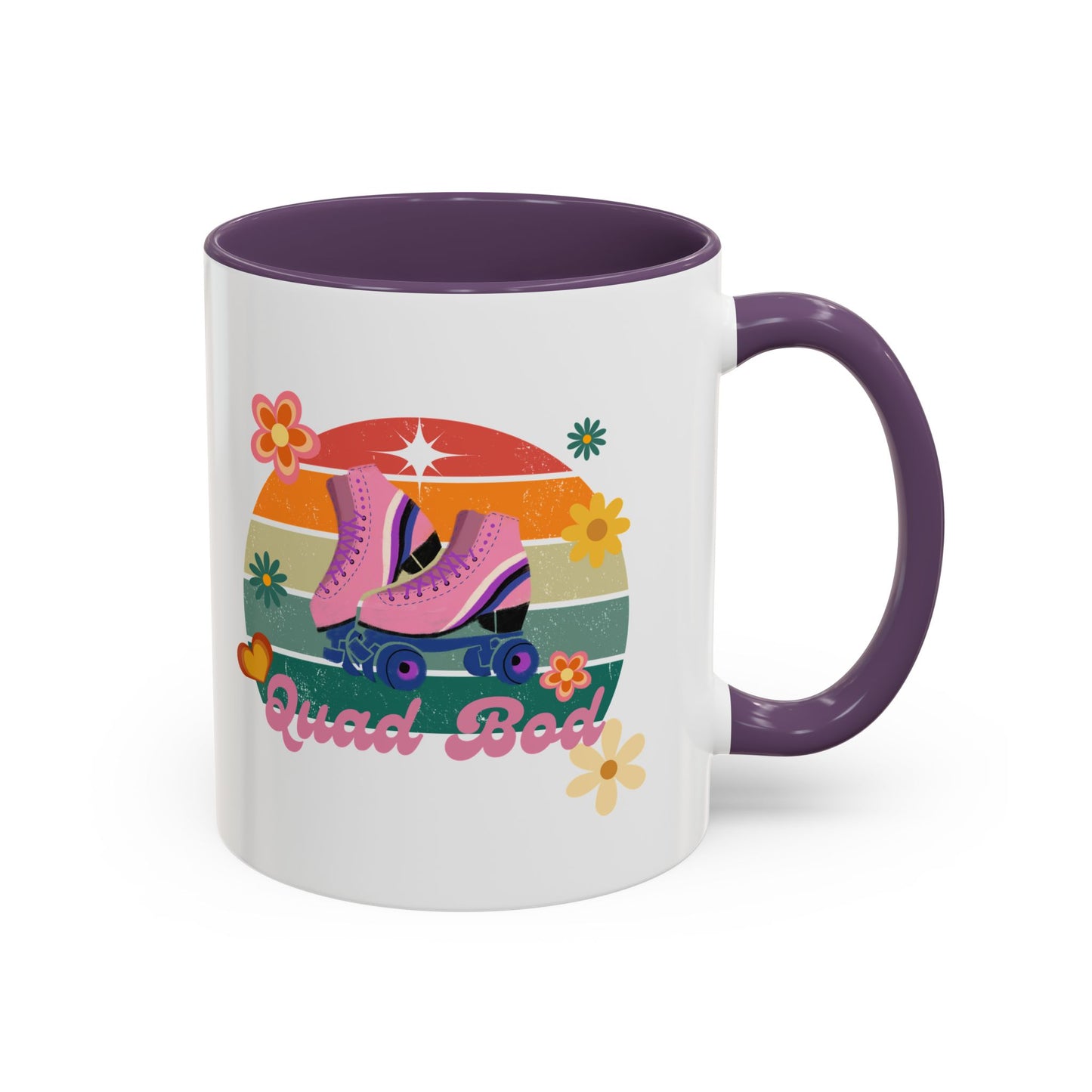 11oz/15oz Retro Vibes Roller Skate Quad Bod Coffee Mug
