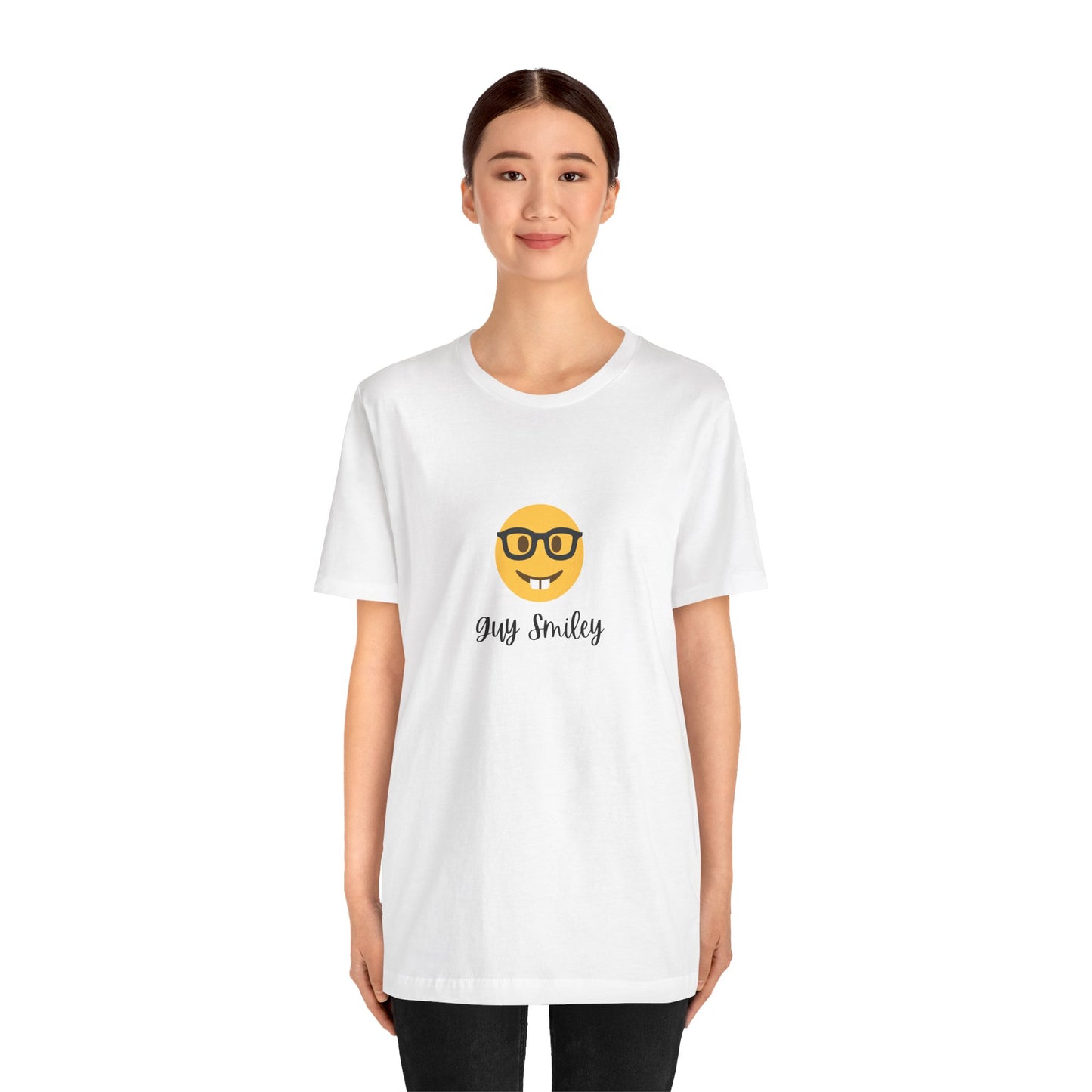 Unisex Jersey Short Sleeve Guy Smiley T-Shirt