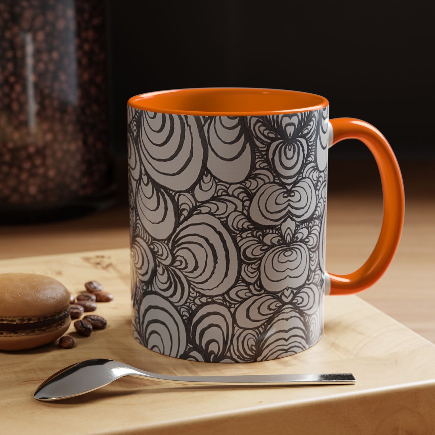 11oz/15oz Original Line Art Mug - Puzzle Panels 1