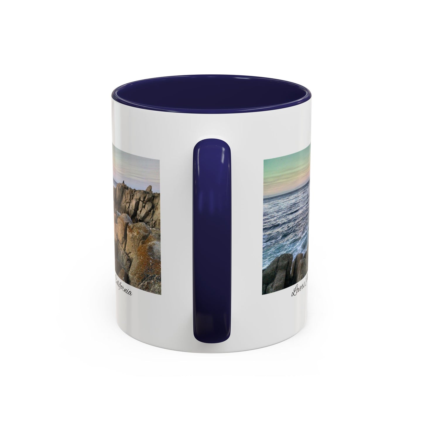 11oz/15oz Ocean View Travelers Coffee Mug Lovers Point, Monterey California San Francisco Bay Area Keepsake