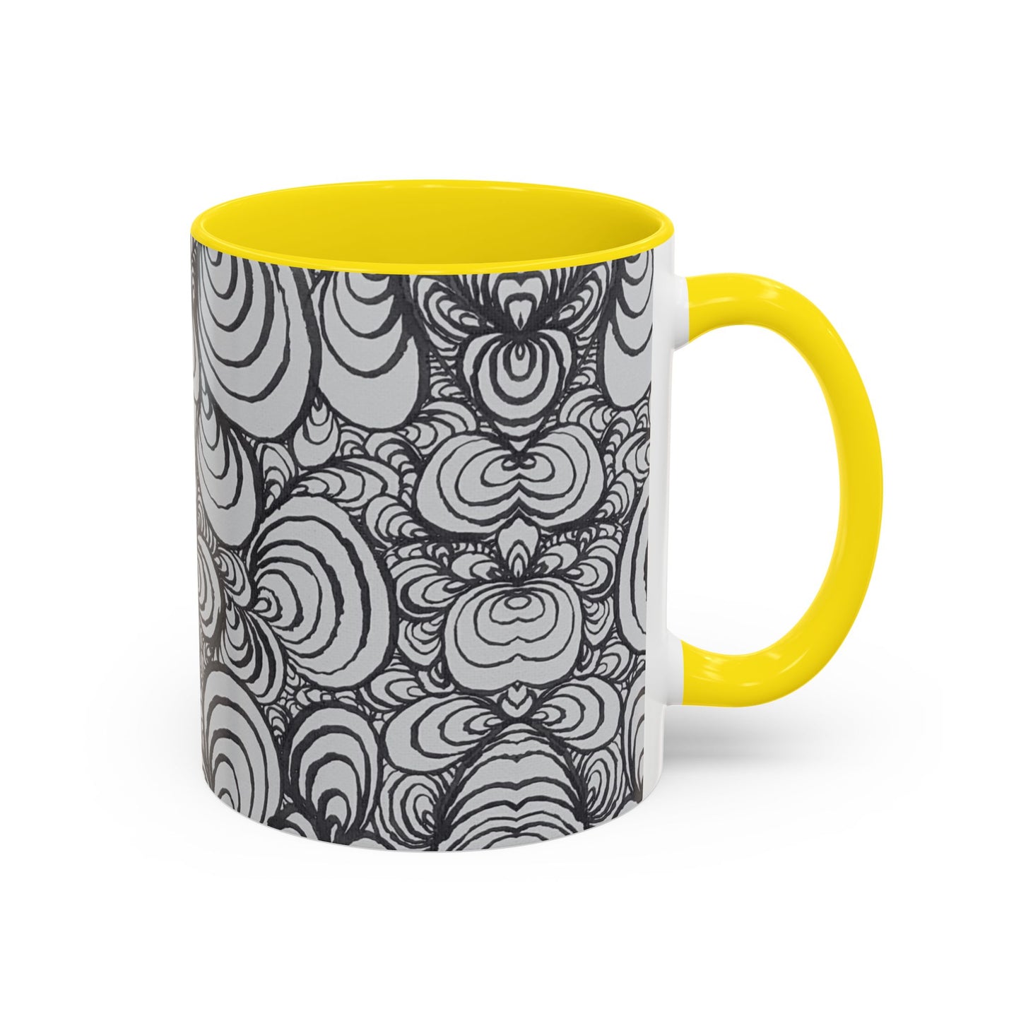 11oz/15oz Original Line Art Mug - Puzzle Panels 1