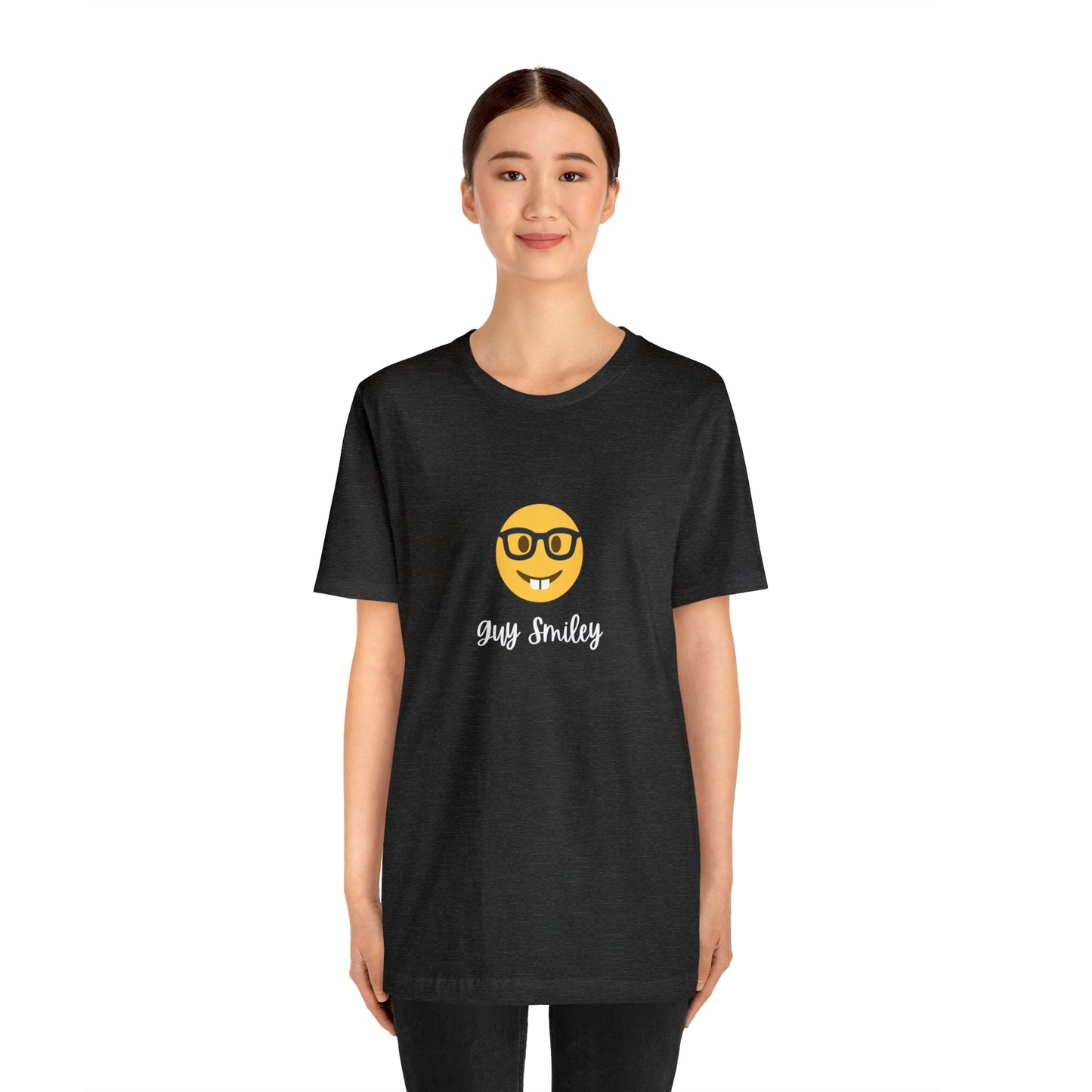 Unisex Jersey Short Sleeve Guy Smiley T-Shirt