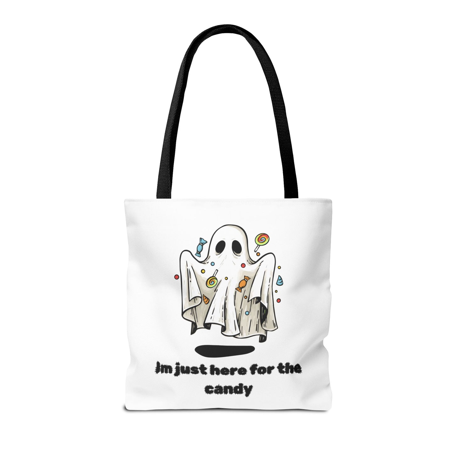 Cute Ghost Halloween Lover Spooky Season Trick or Treating Candy Bag Fall Themed Reusable Lunch Bag