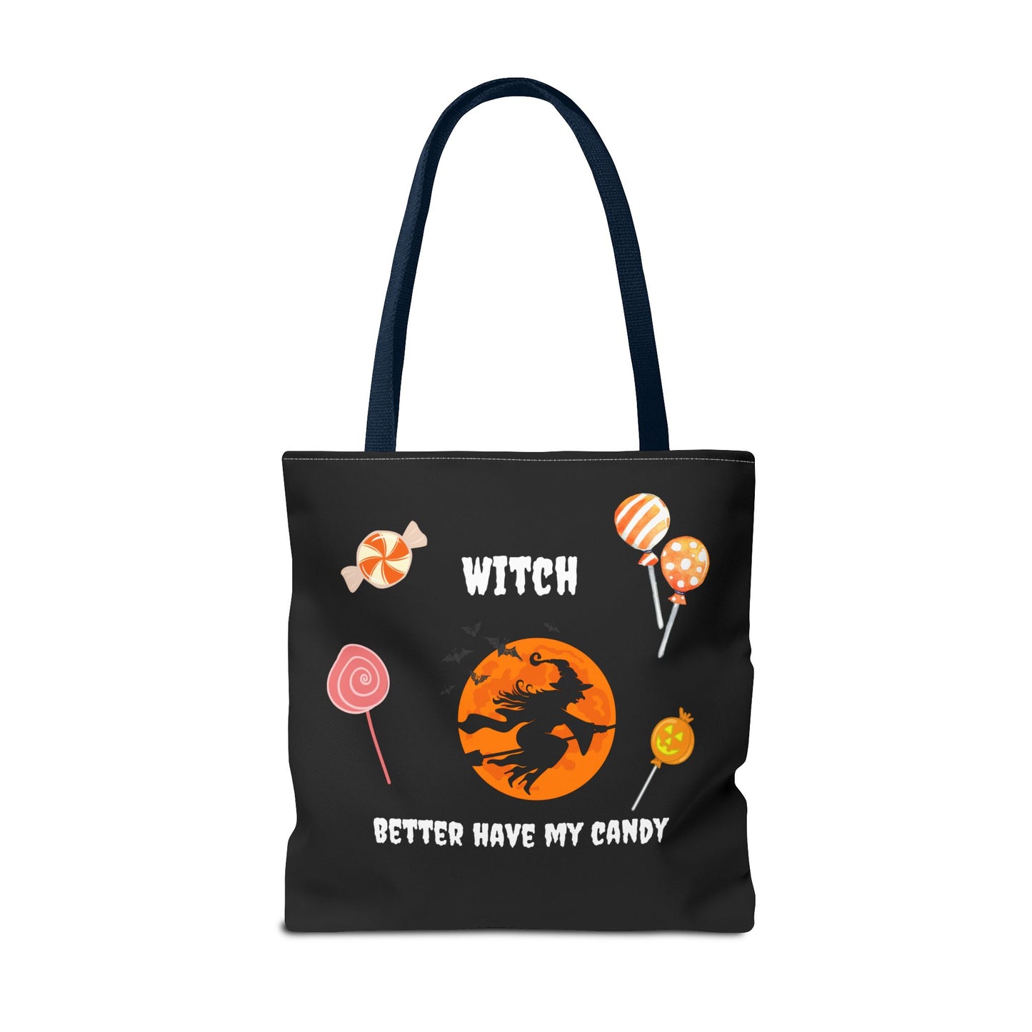 Halloween Tote Bag Gift for Spooky Season Trick or Treating Candy Bag Fall Themed Reusable Lunch Tote