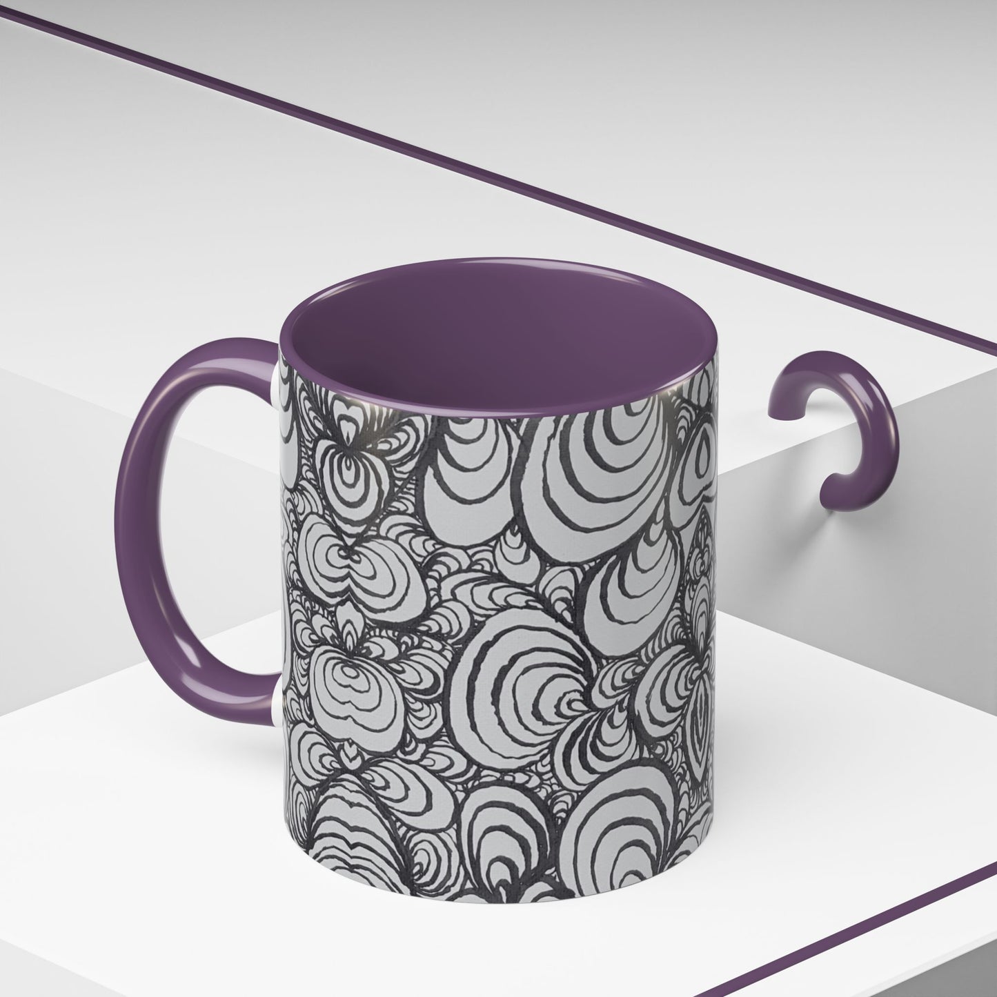 11oz/15oz Original Line Art Mug - Puzzle Panels 1