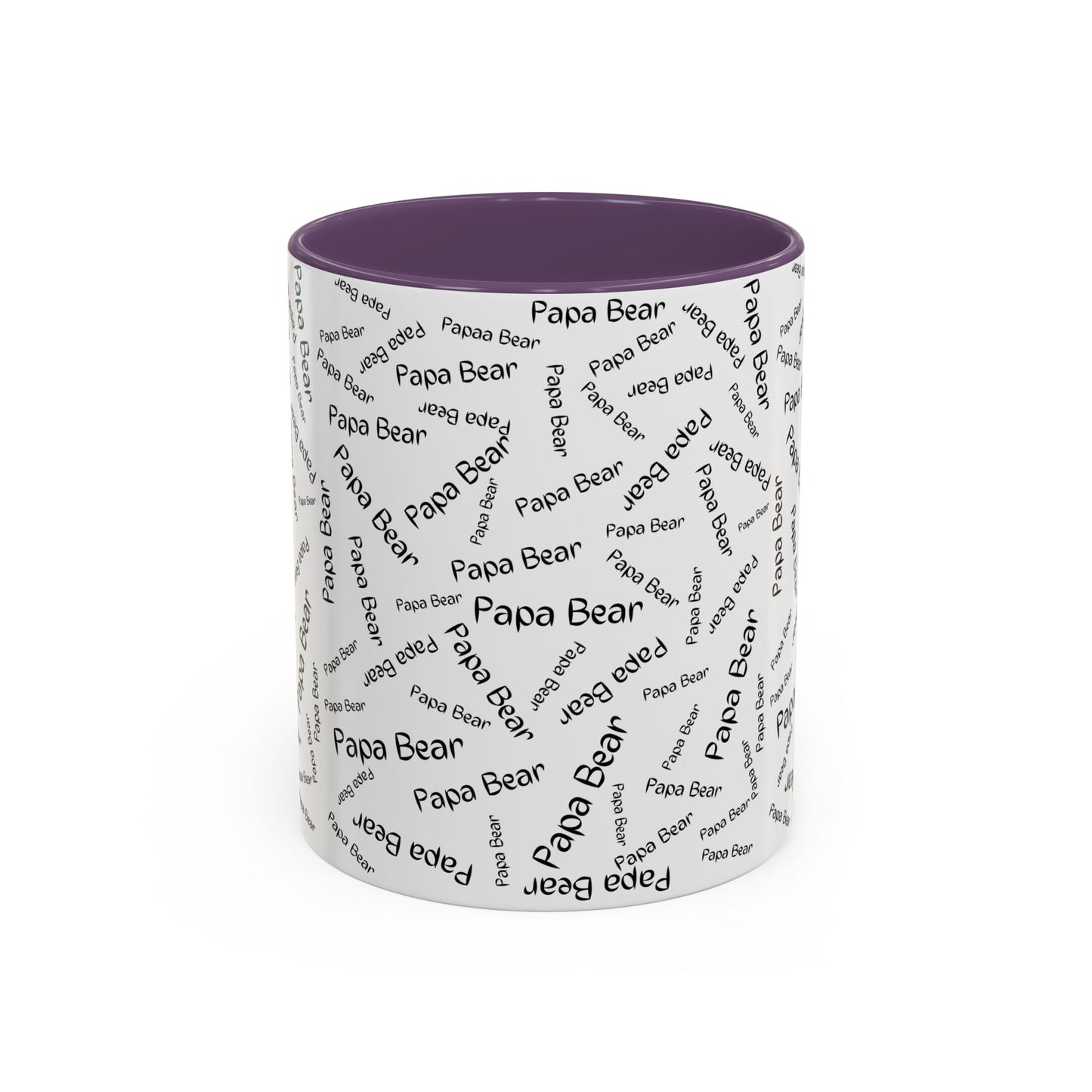 11oz/15oz Papa Bear Word Scramble Coffee Mug