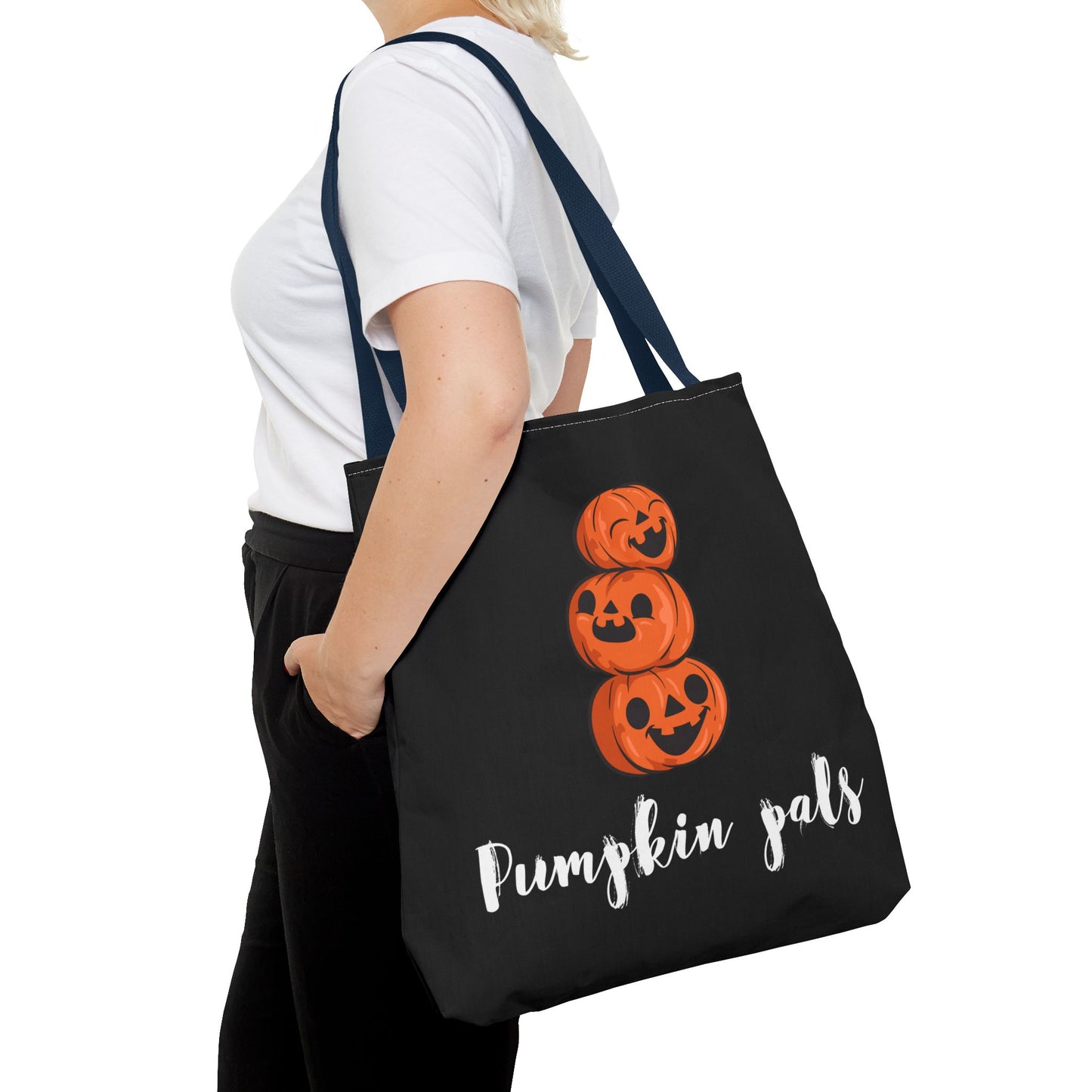 Halloween Tote Bag Gift for Spooky Season Trick or Treating Candy Bag Fall Themed Reusable Lunch Tote