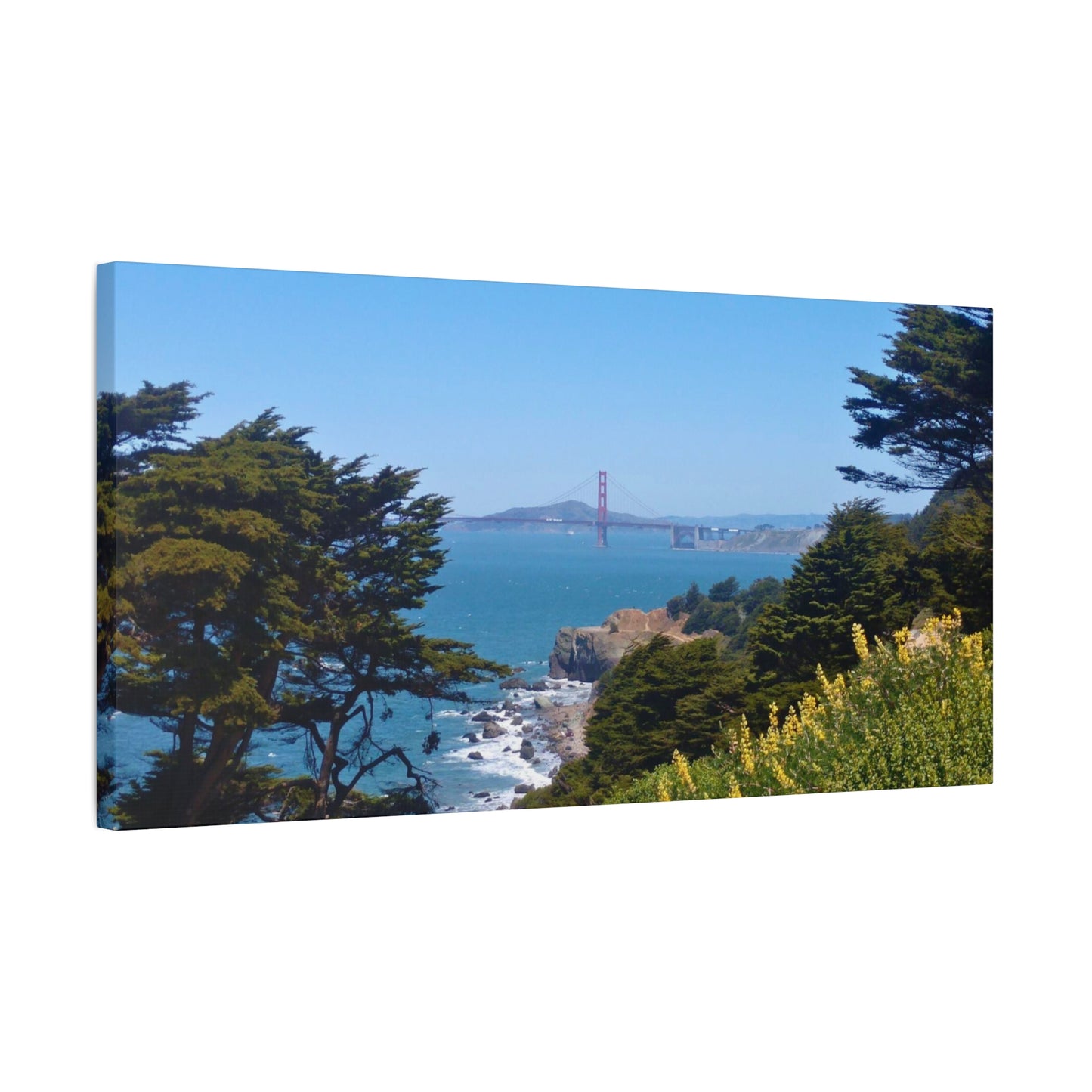 Canvas Gallery Wrap - Camino Del Mar - Fort Miley Lookout - San Francisco