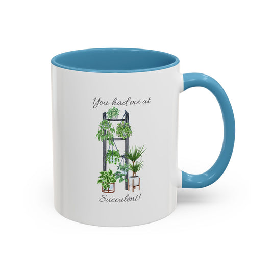 11oz/15oz Garden Themed Succulent Container Garden Plant Parent Coffee Mug