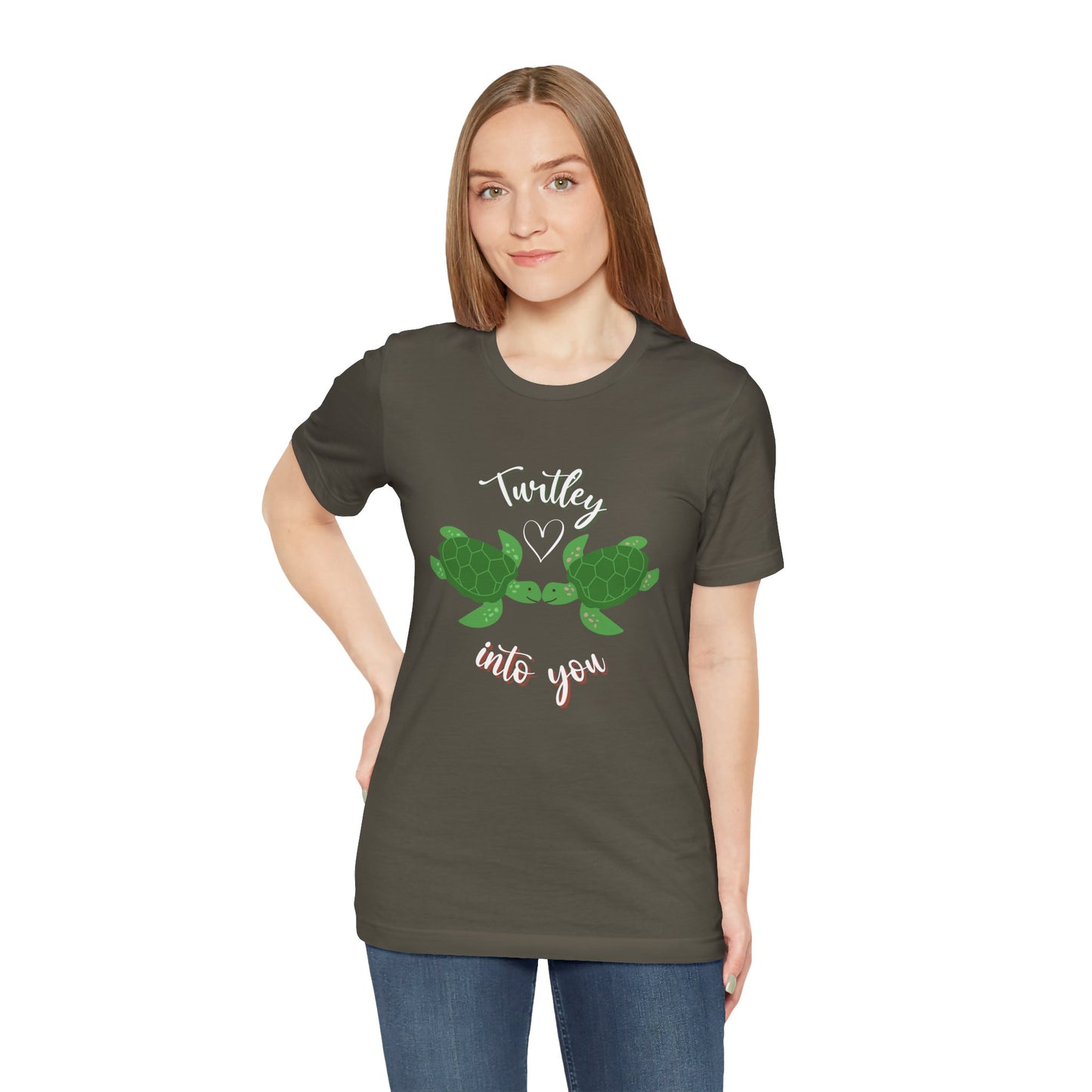 Unisex Cute Turtle Lover Turtley Into You T-Shirt